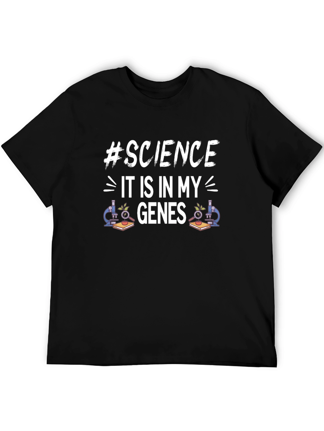 Science Genes T-Shirt - Black