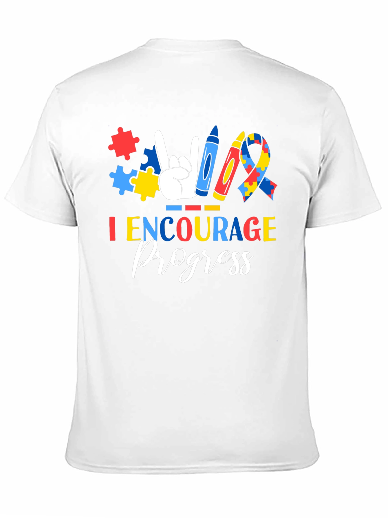 I Encourage Progress Autism Awareness T-Shirt