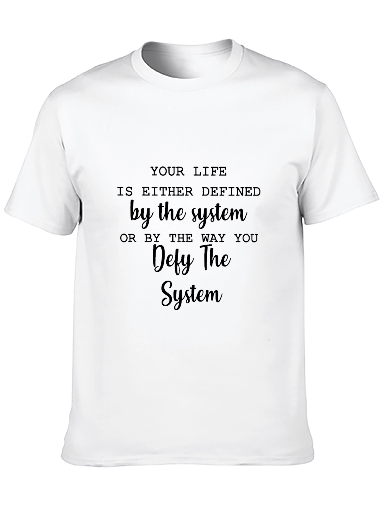 Defy The System Graphic Tee