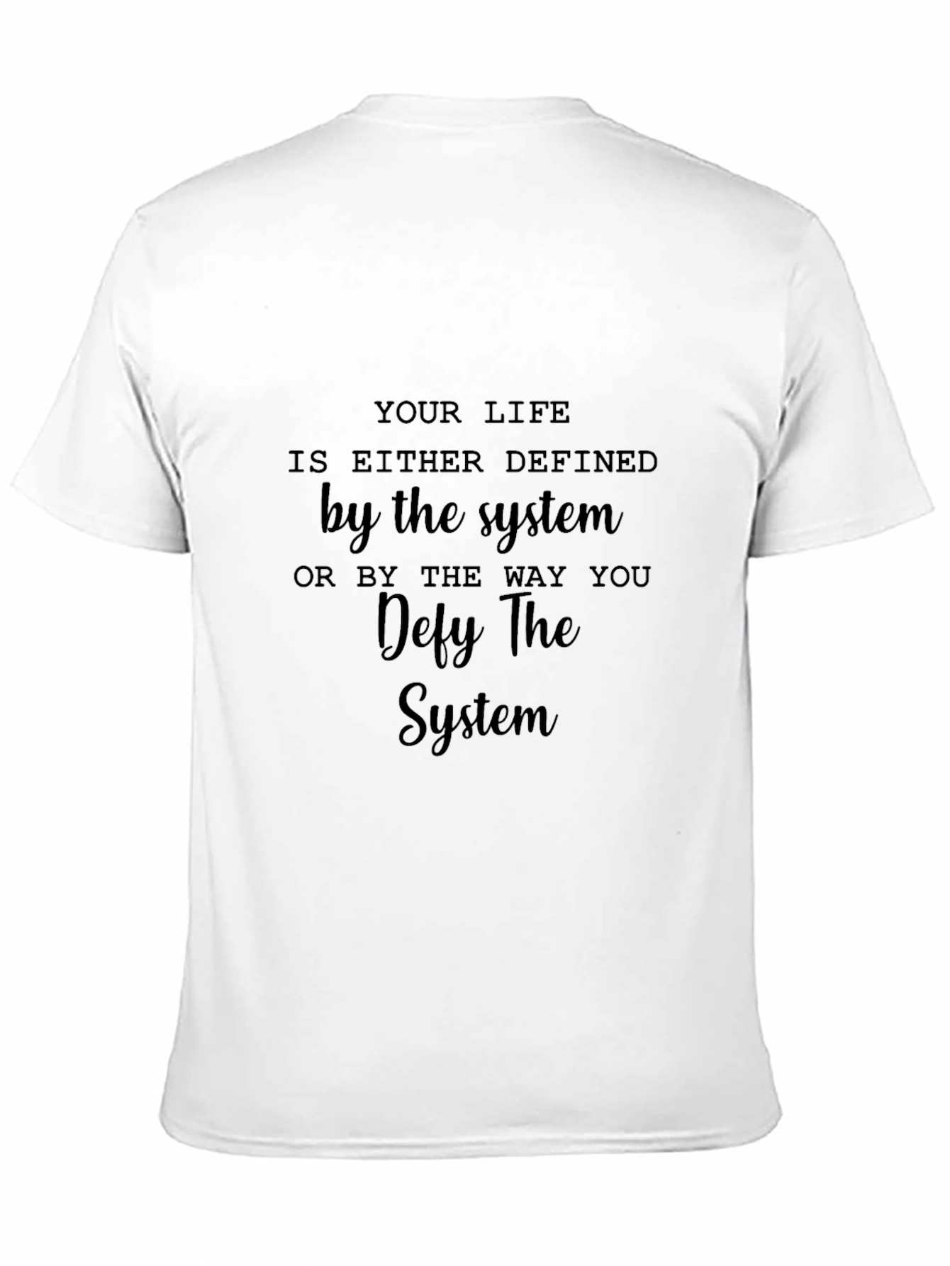 Defy The System Graphic Tee