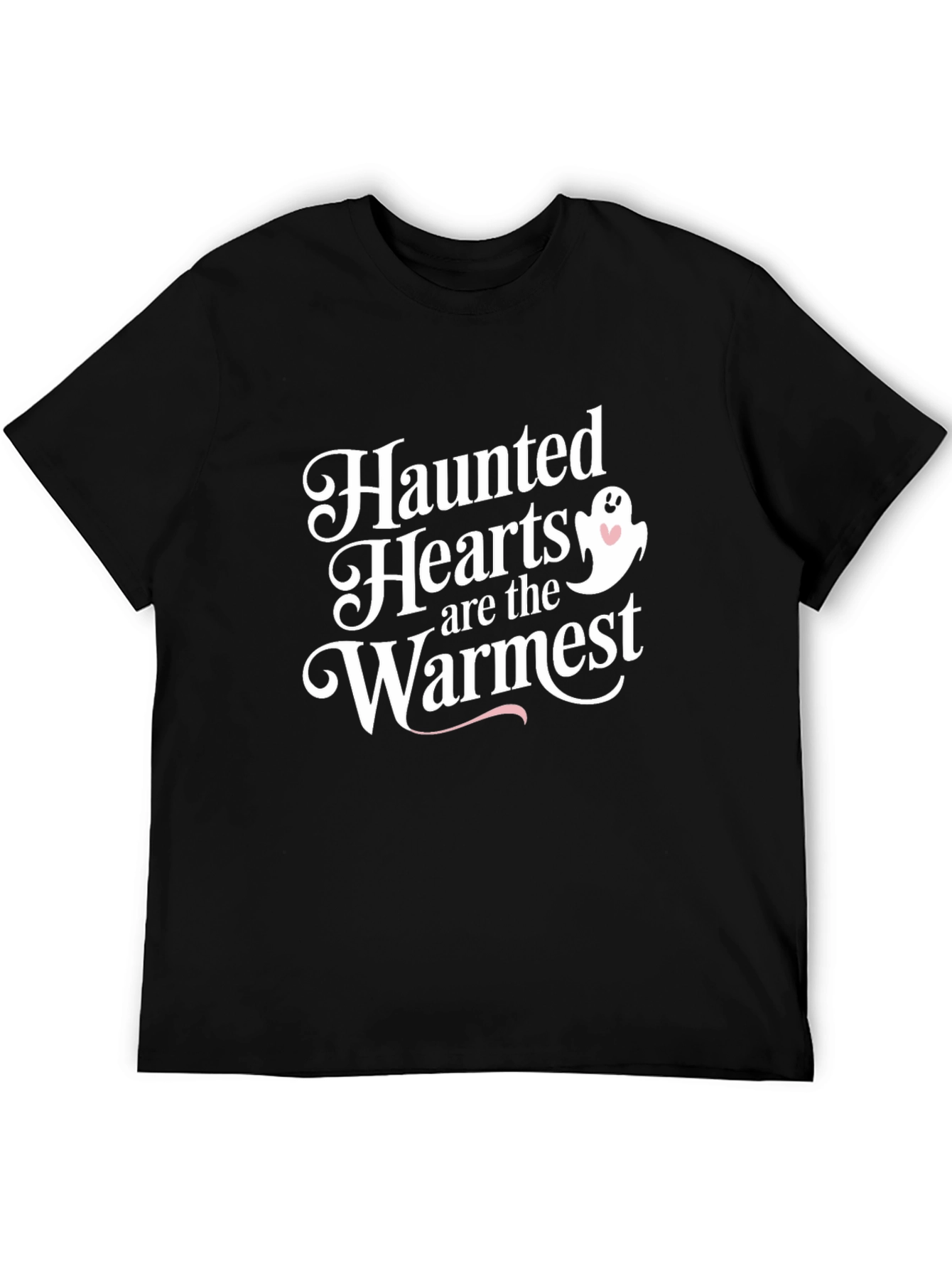 Haunted Hearts Graphic Tee - Halloween Spooky Season Shirt