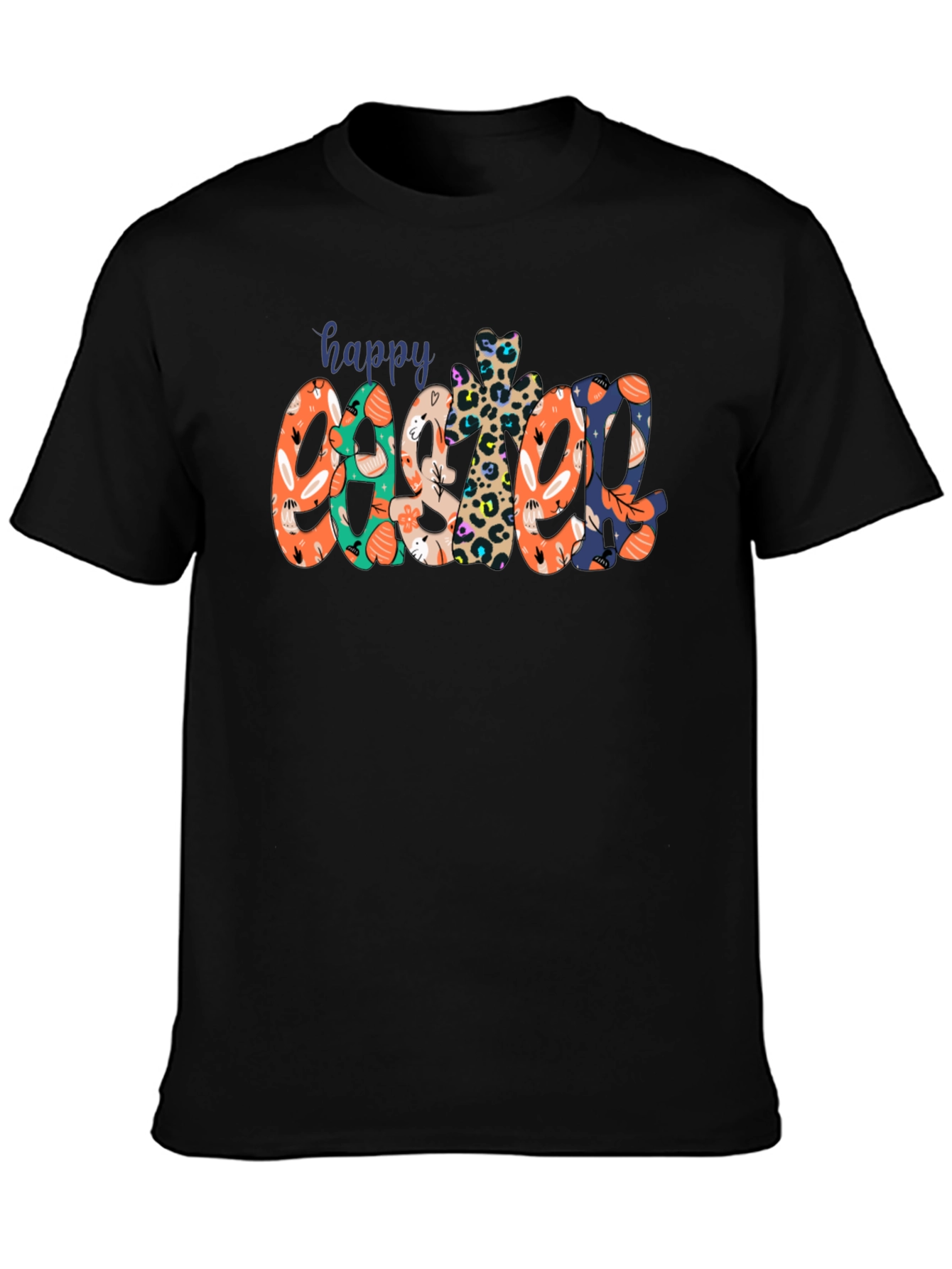 Happy Easter Printed T-Shirt