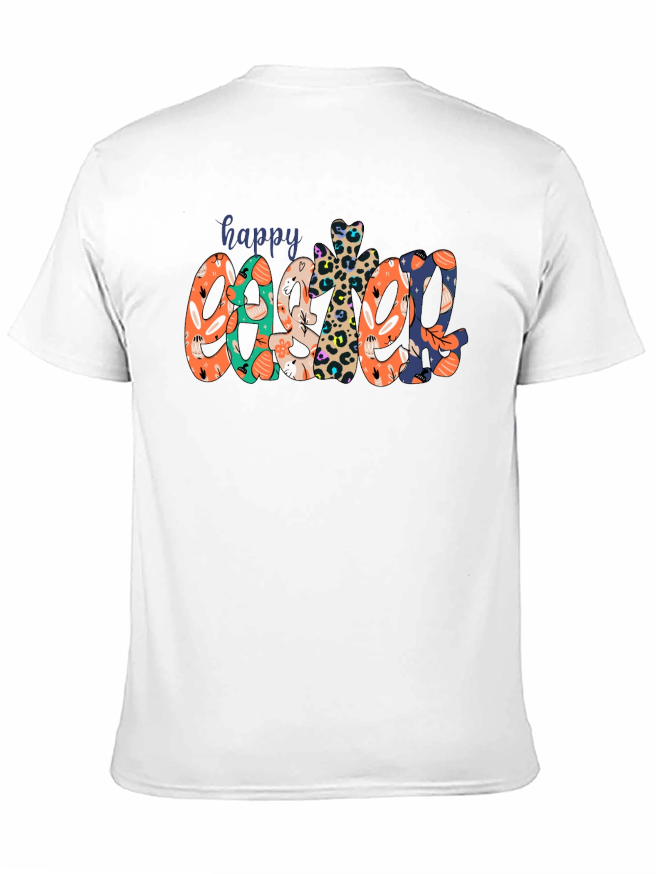 Happy Easter Printed T-Shirt