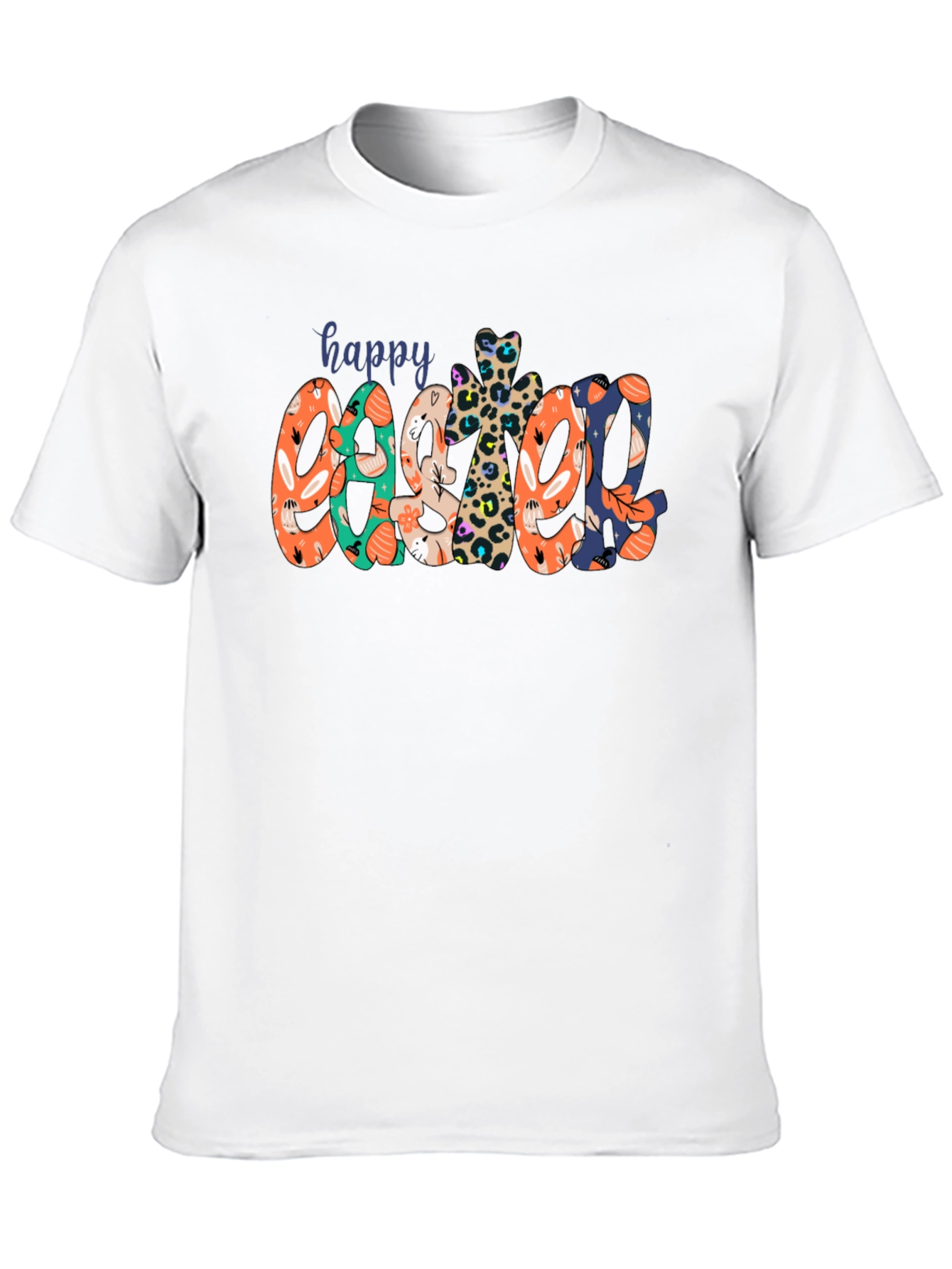 Happy Easter Printed T-Shirt