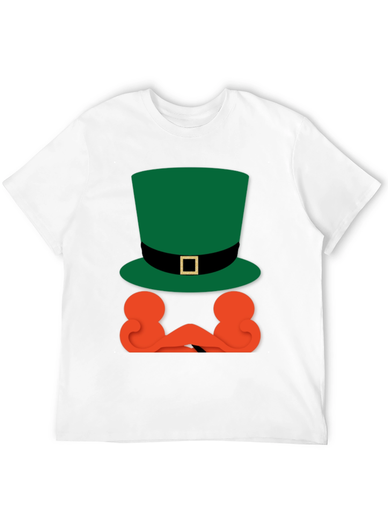 St. Patricks Day Leprechaun Hat & Beard Tee