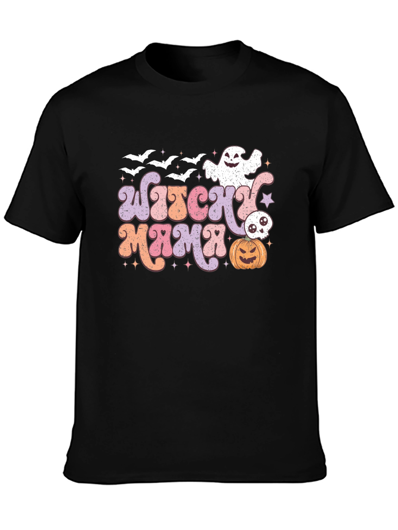 Witch Mama Halloween Graphic T-Shirt