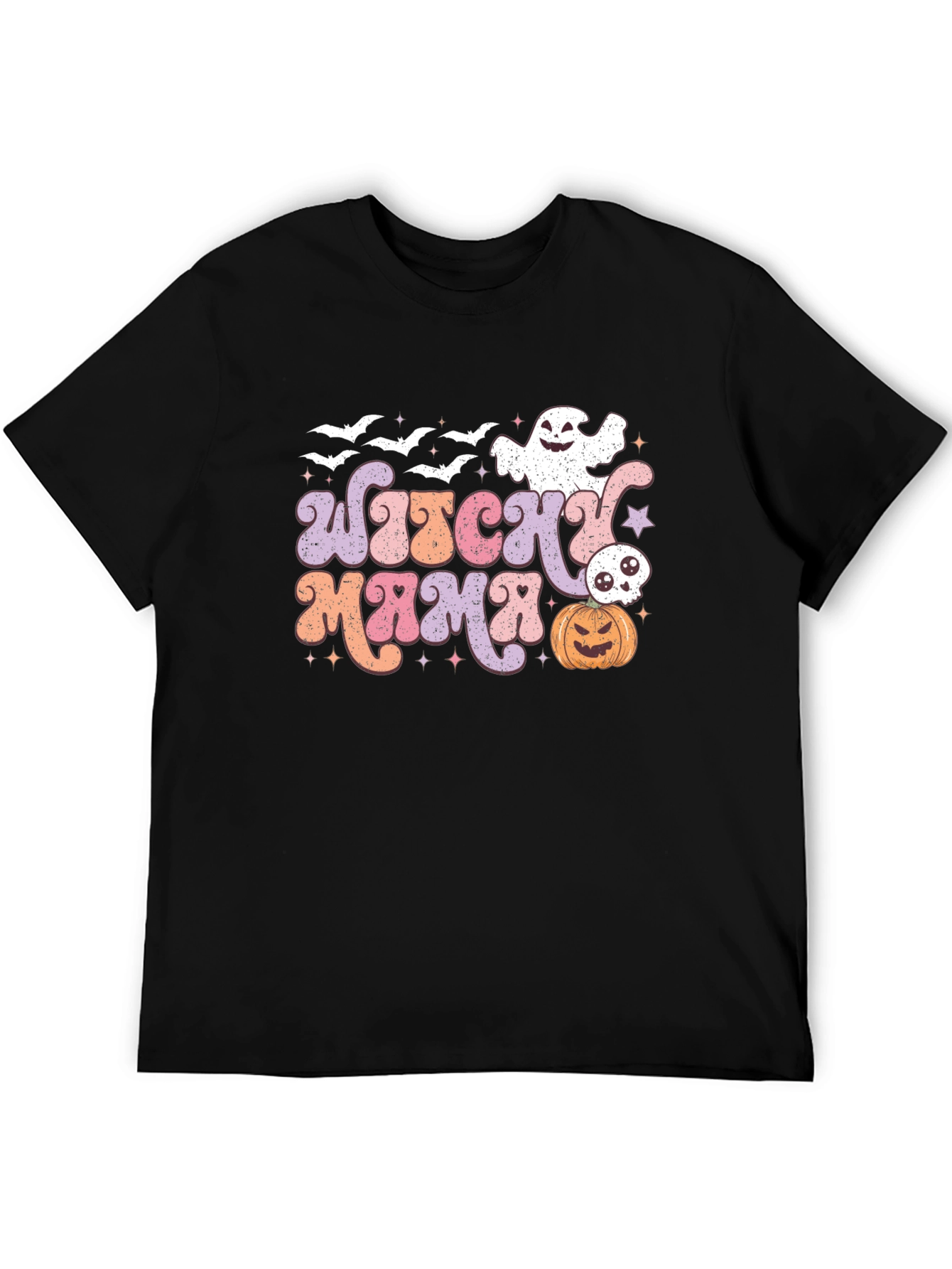 Witch Mama Halloween Graphic T-Shirt