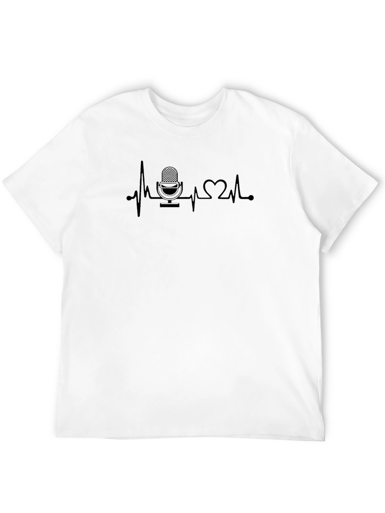 Podcast Heartbeat T-Shirt - Black