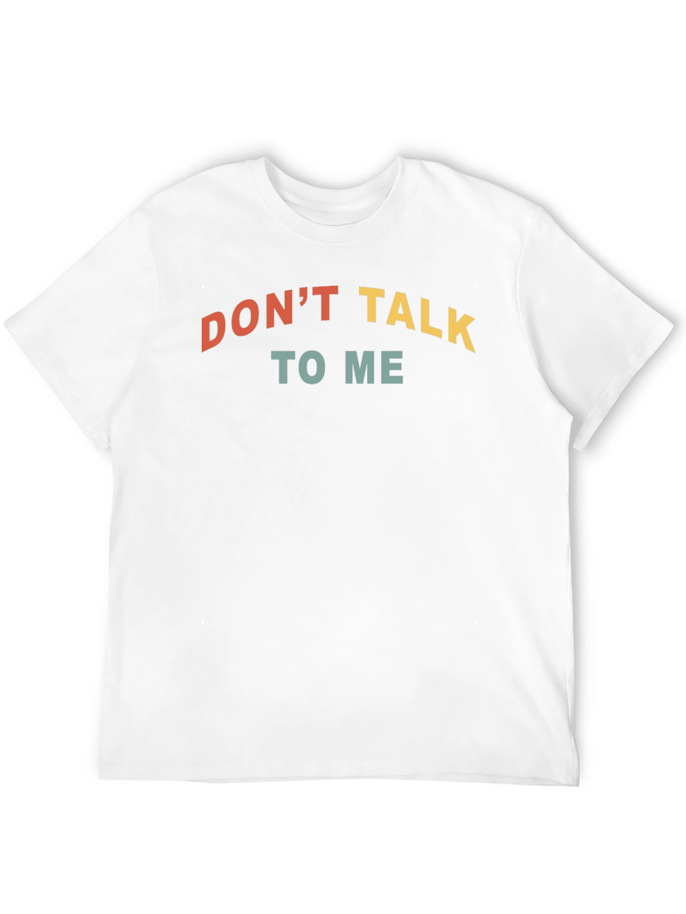 Dont Talk To Me Graphic Tee - Black