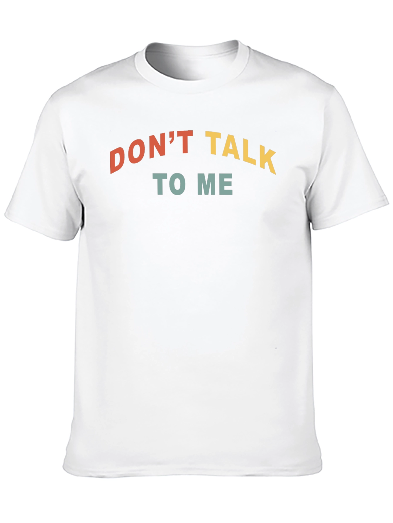 Dont Talk To Me Graphic Tee - Black