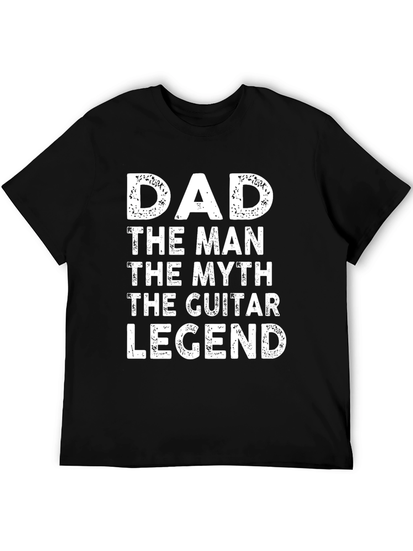 Dad Guitar Legend Graphic Tee - Black T-Shirt