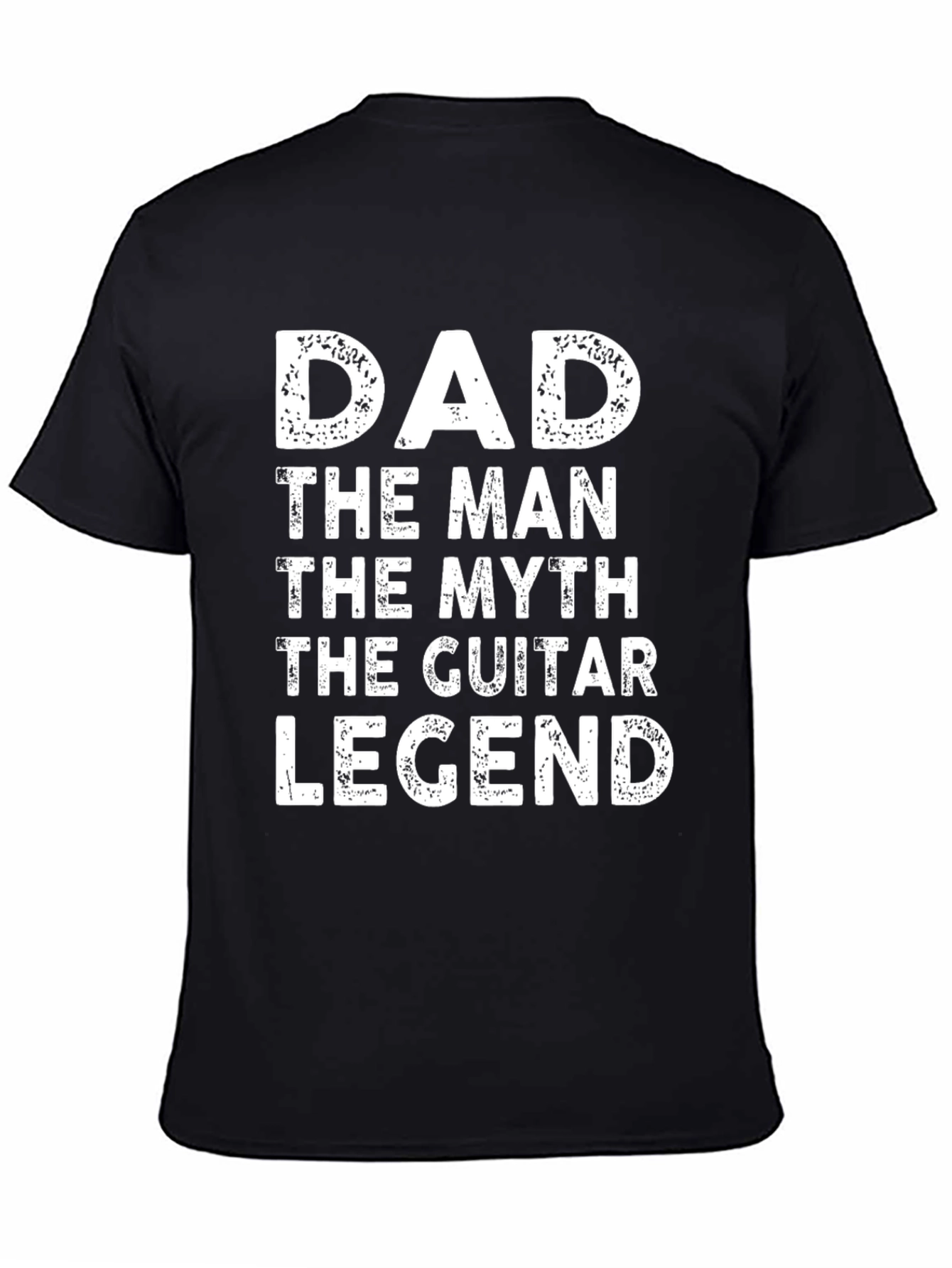 Dad Guitar Legend Graphic Tee - Black T-Shirt
