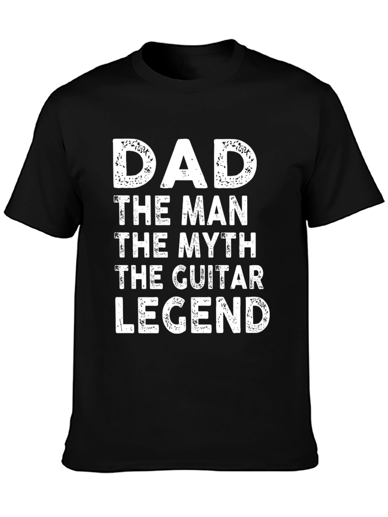 Dad Guitar Legend Graphic Tee - Black T-Shirt