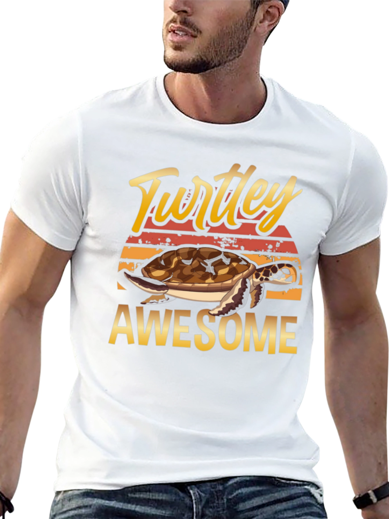 Turtley Awesome Graphic Tee - Sea Turtle Shirt