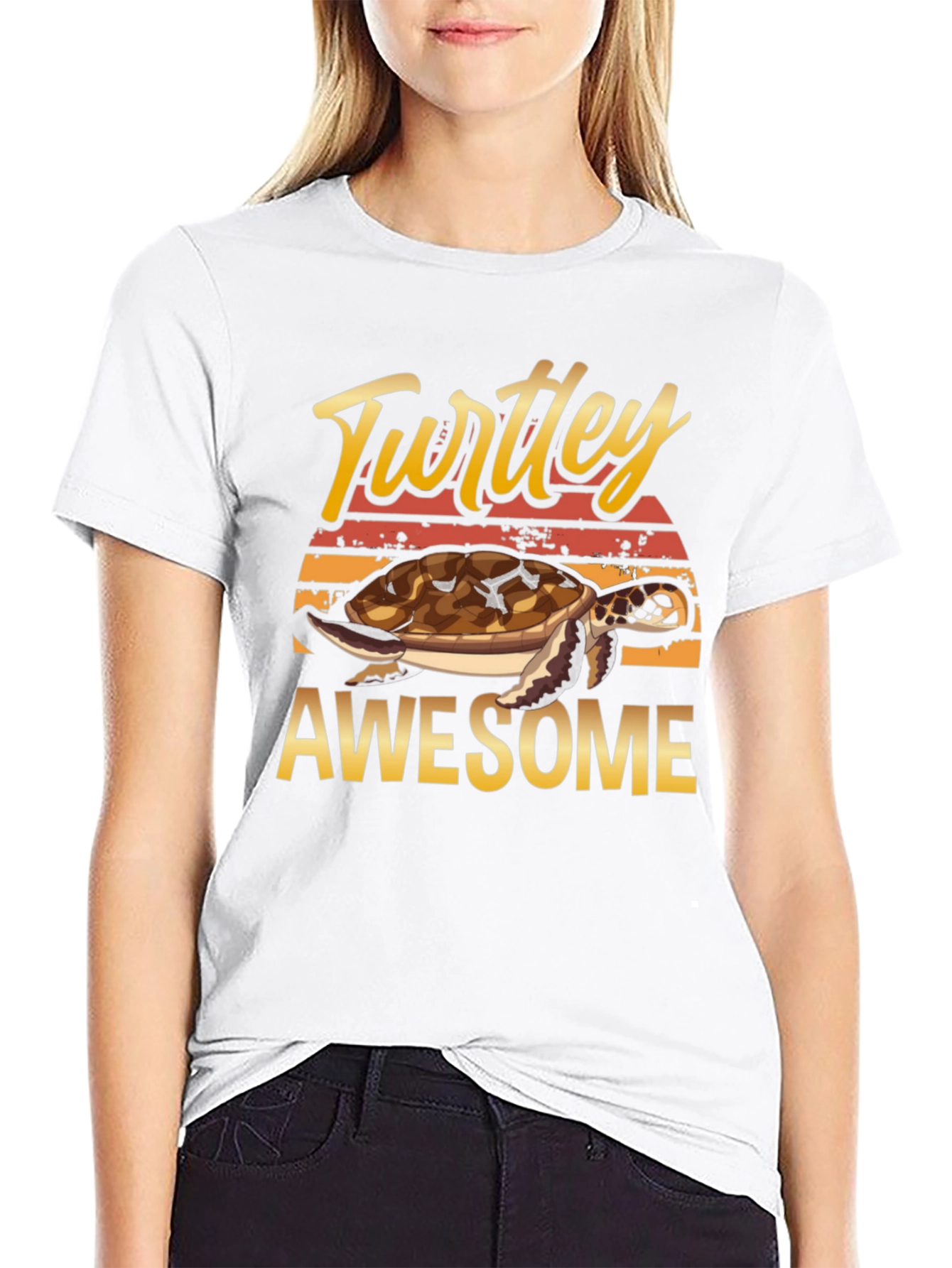 Turtley Awesome Graphic Tee - Sea Turtle Shirt