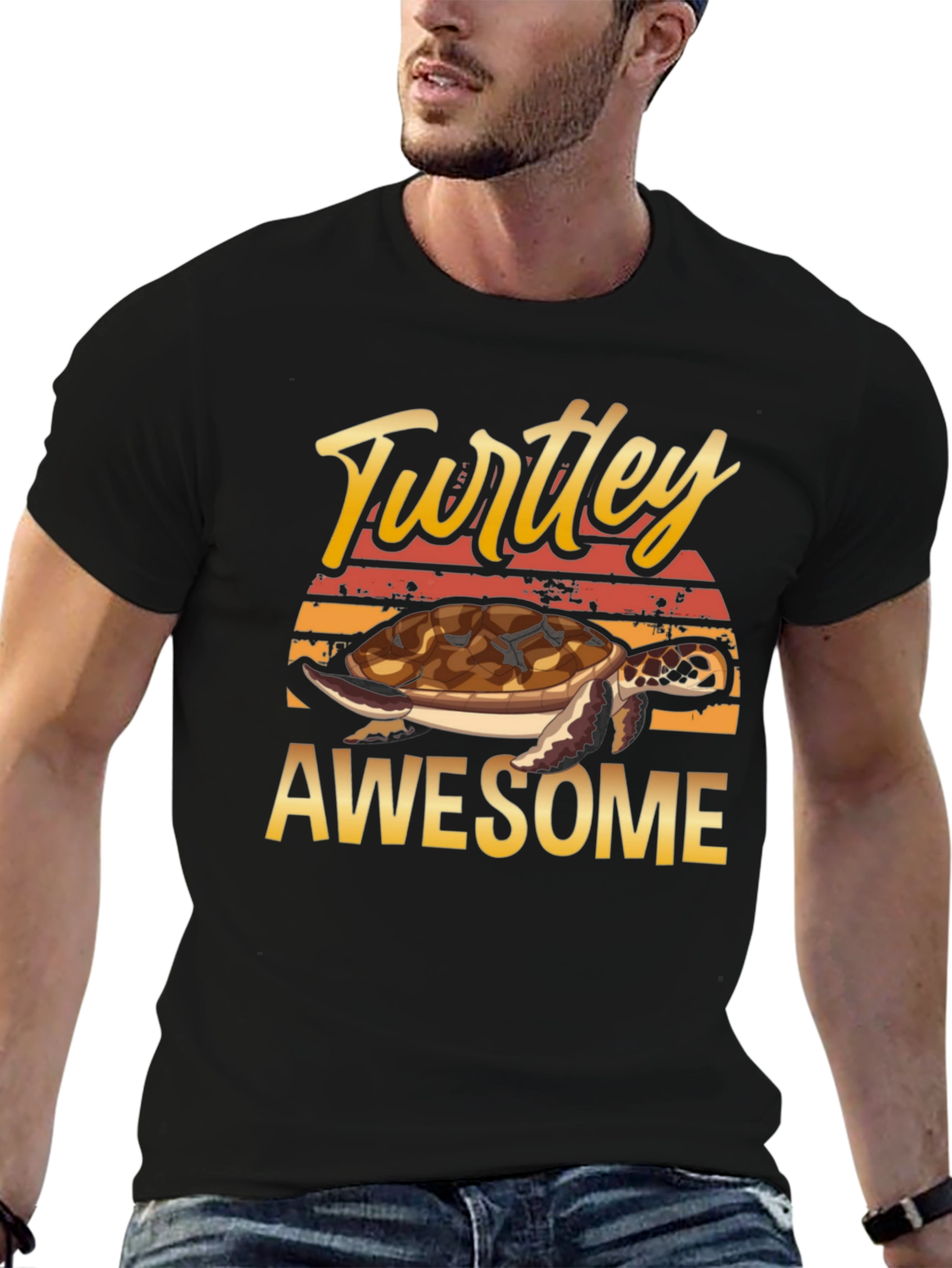 Turtley Awesome Graphic Tee - Sea Turtle Shirt