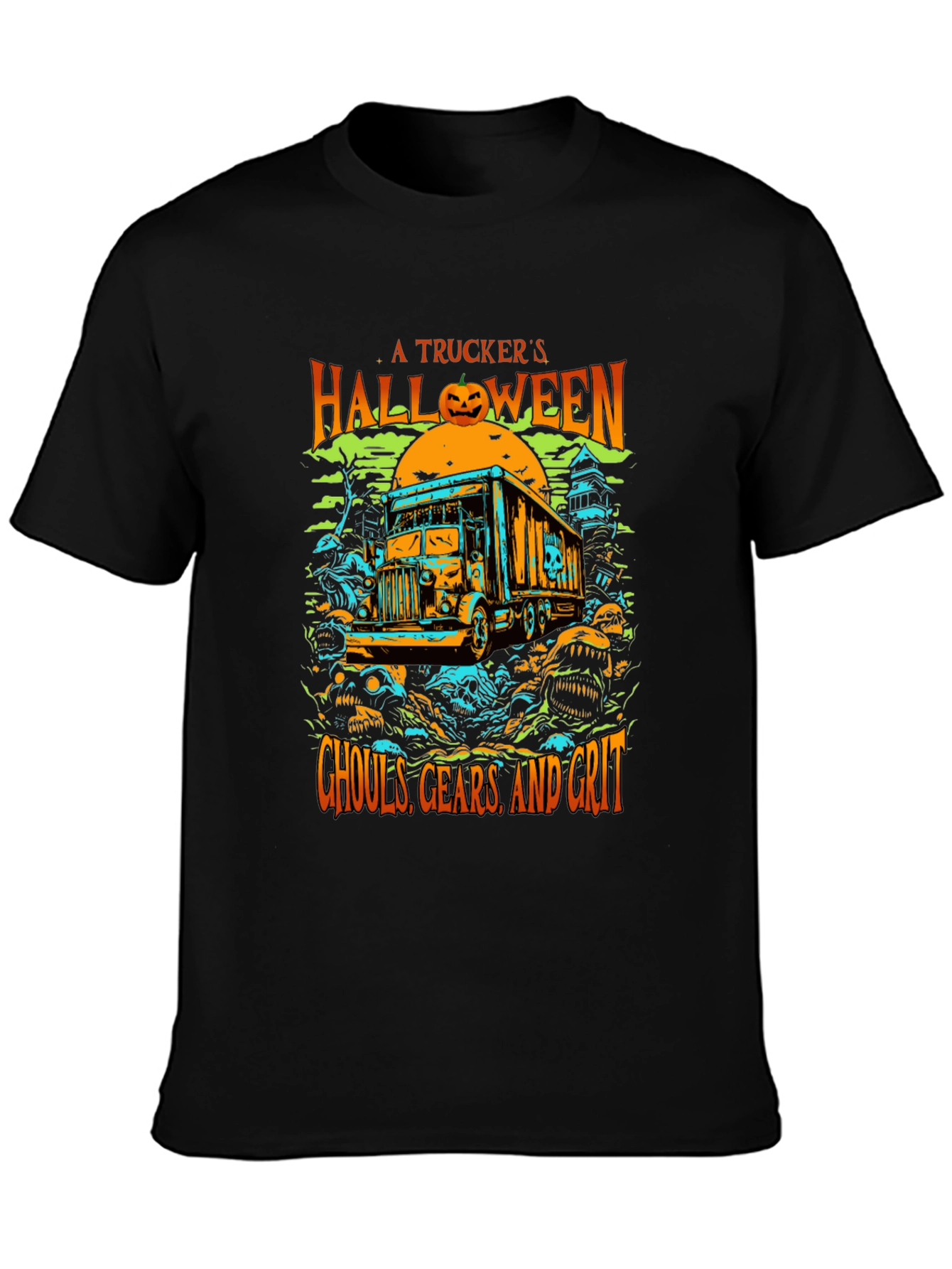 Truckers Halloween T-Shirt