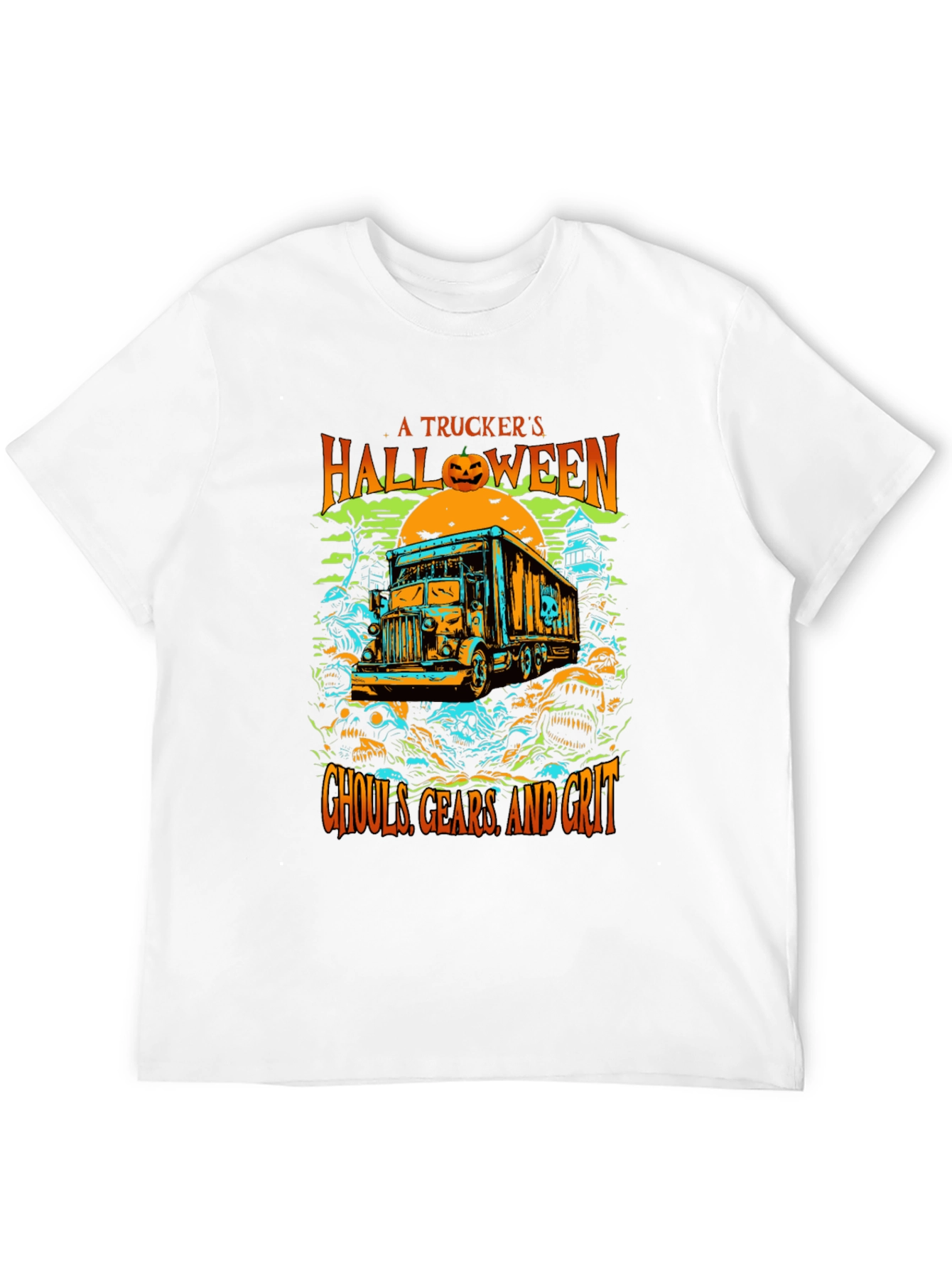 Truckers Halloween T-Shirt