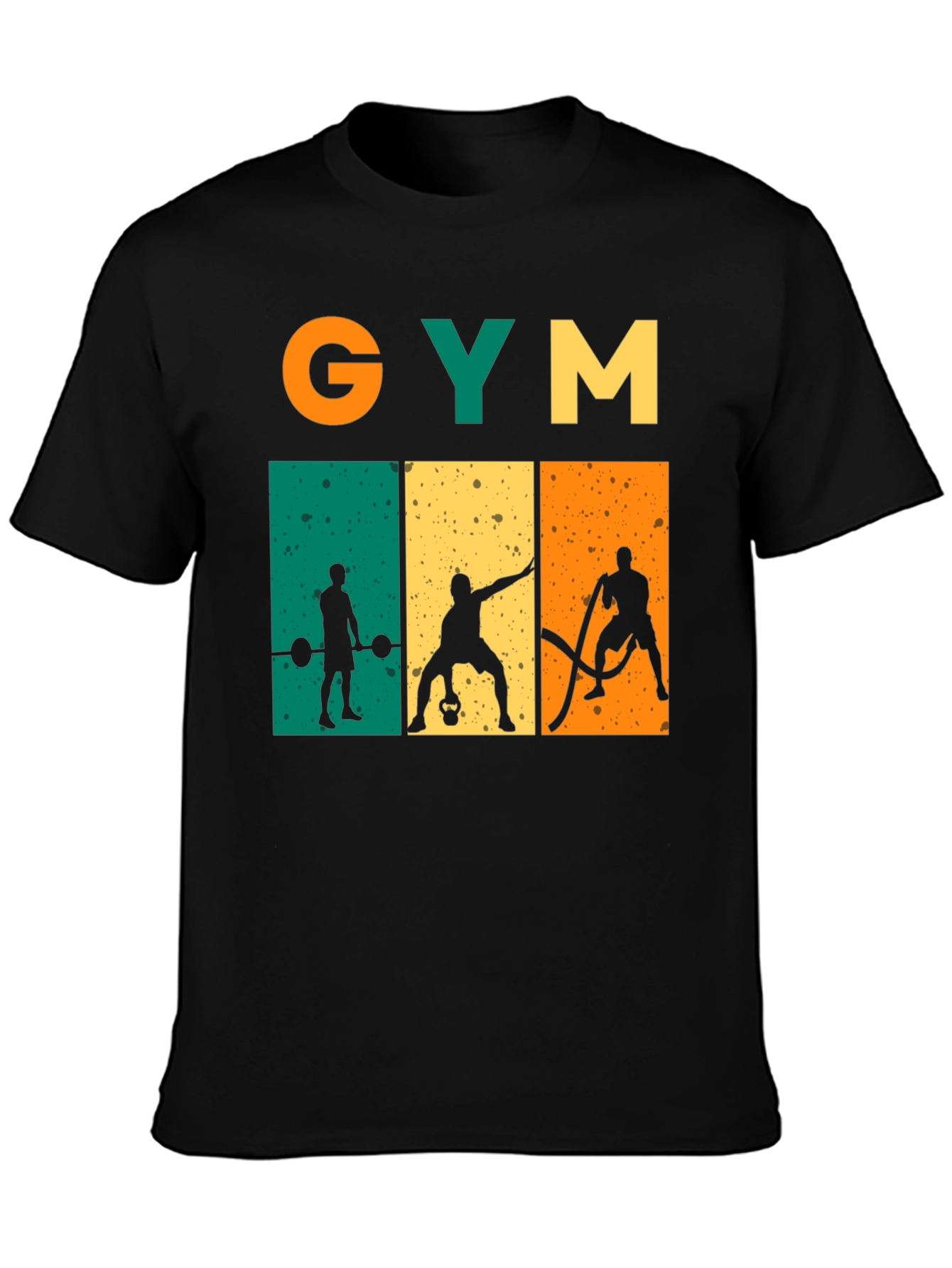 Retro Gym Workout Graphic T-Shirt