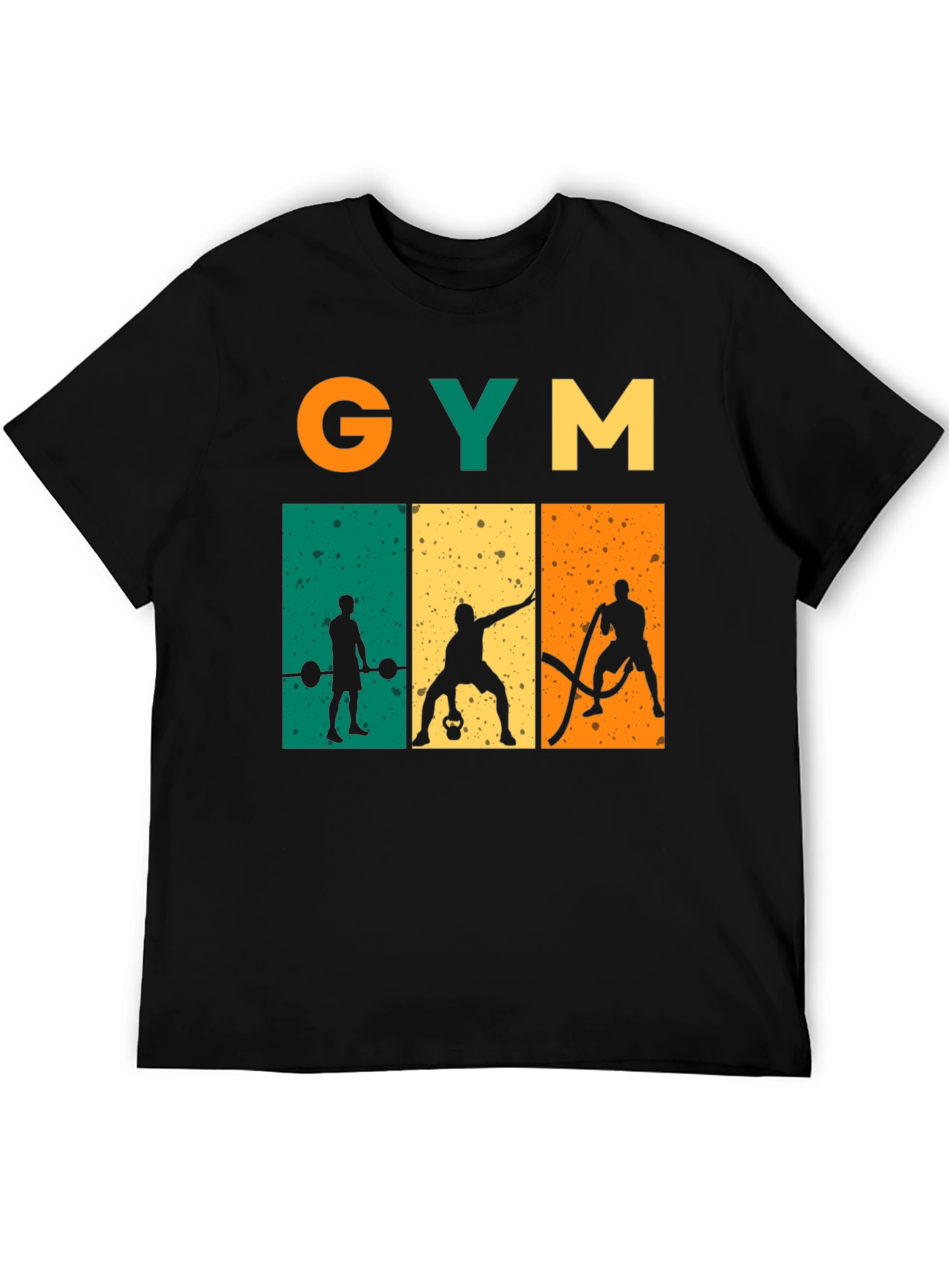 Retro Gym Workout Graphic T-Shirt