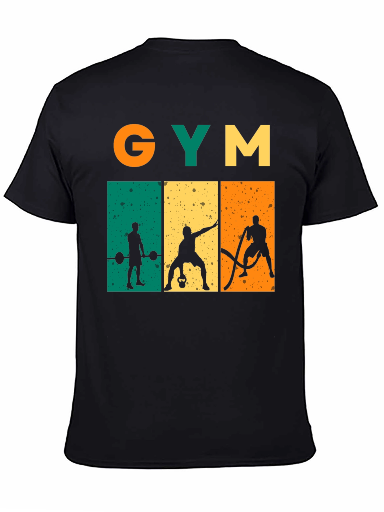 Retro Gym Workout Graphic T-Shirt