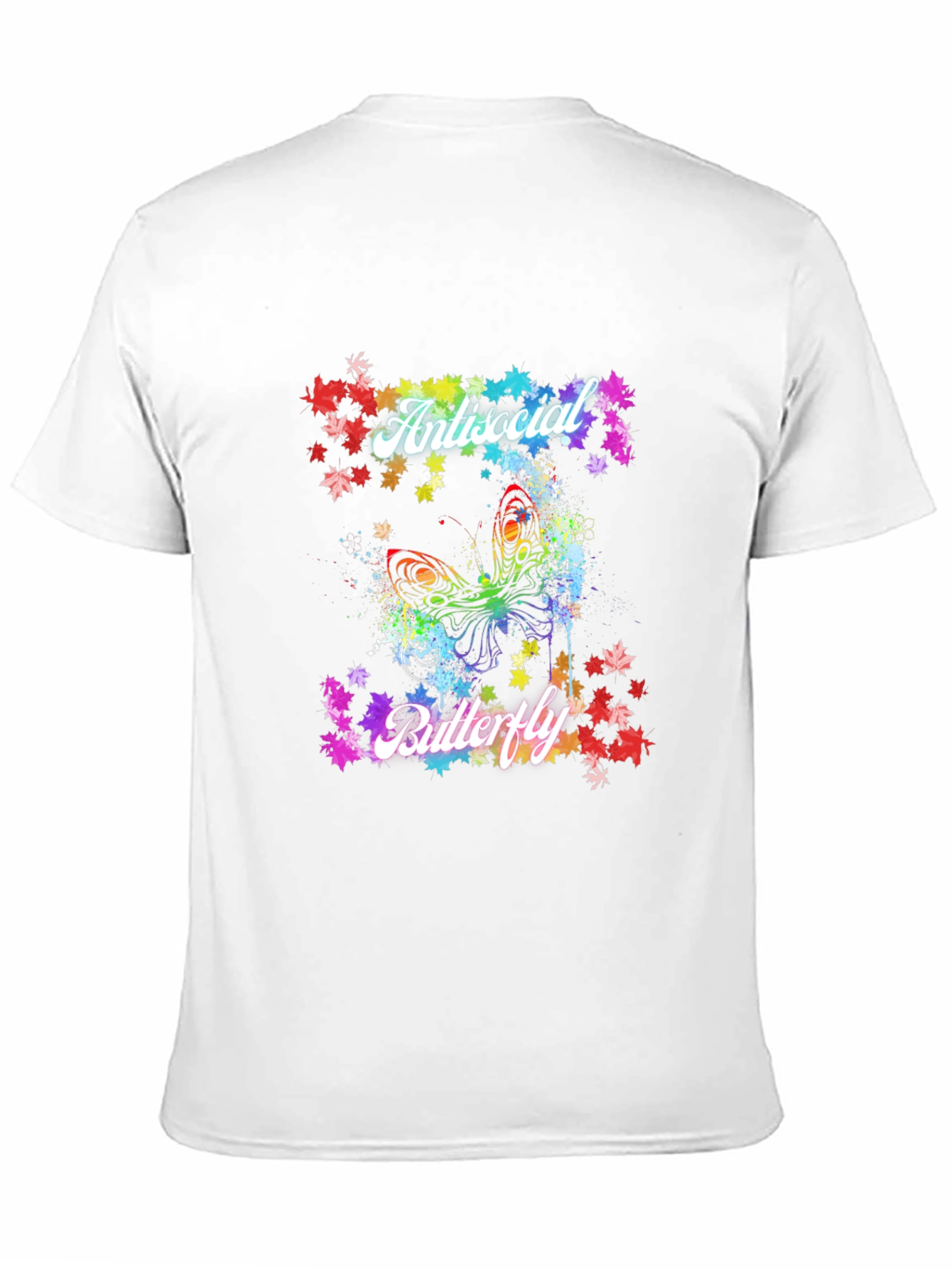 Antisocial Butterfly Graphic T-Shirt