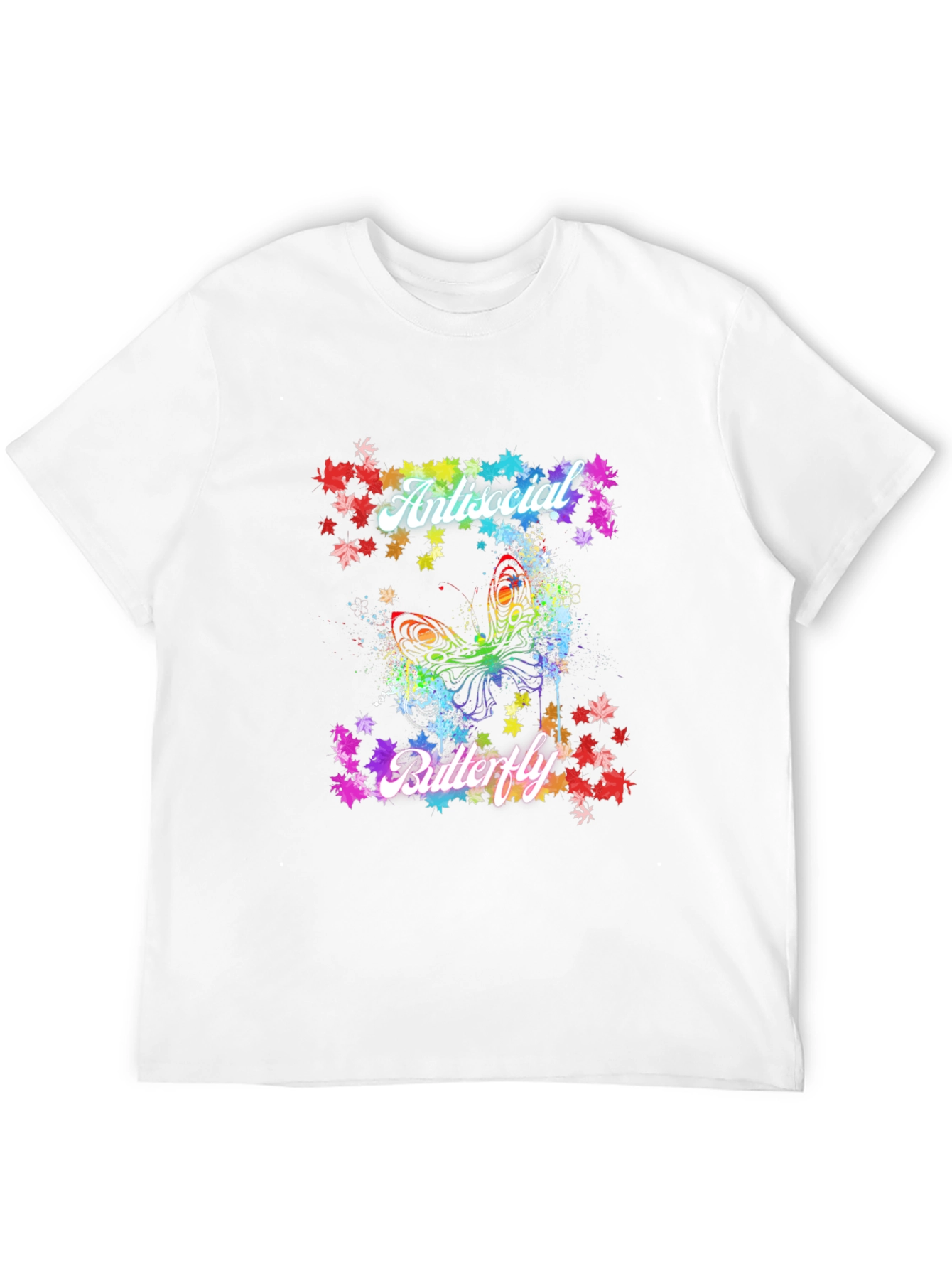 Antisocial Butterfly Graphic T-Shirt