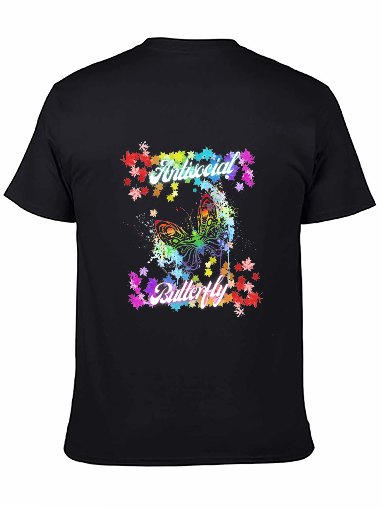 Antisocial Butterfly Graphic T-Shirt