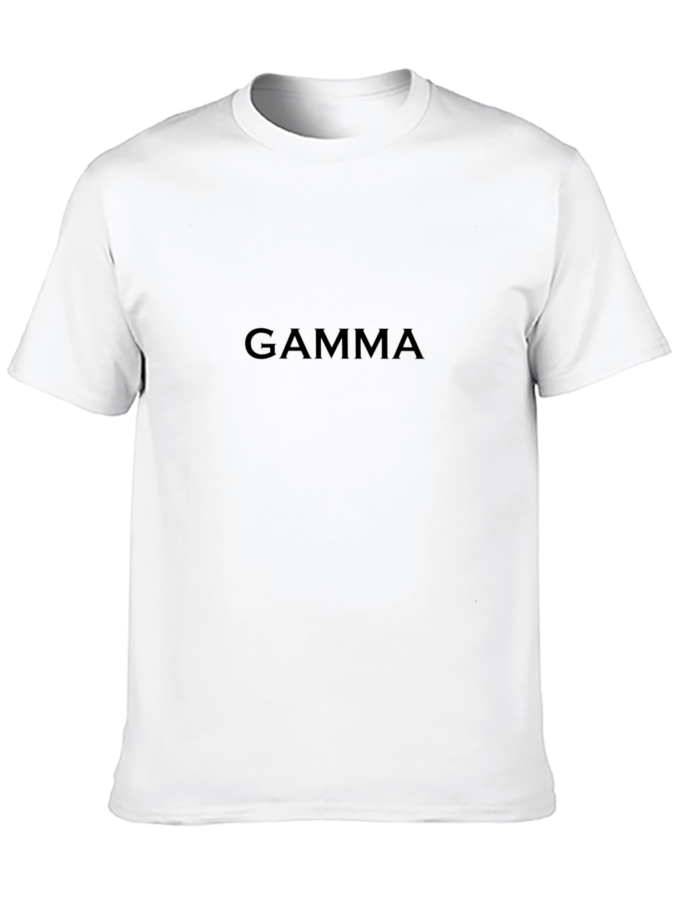 GAMMA Classic Black Tee - Soft & Stylish