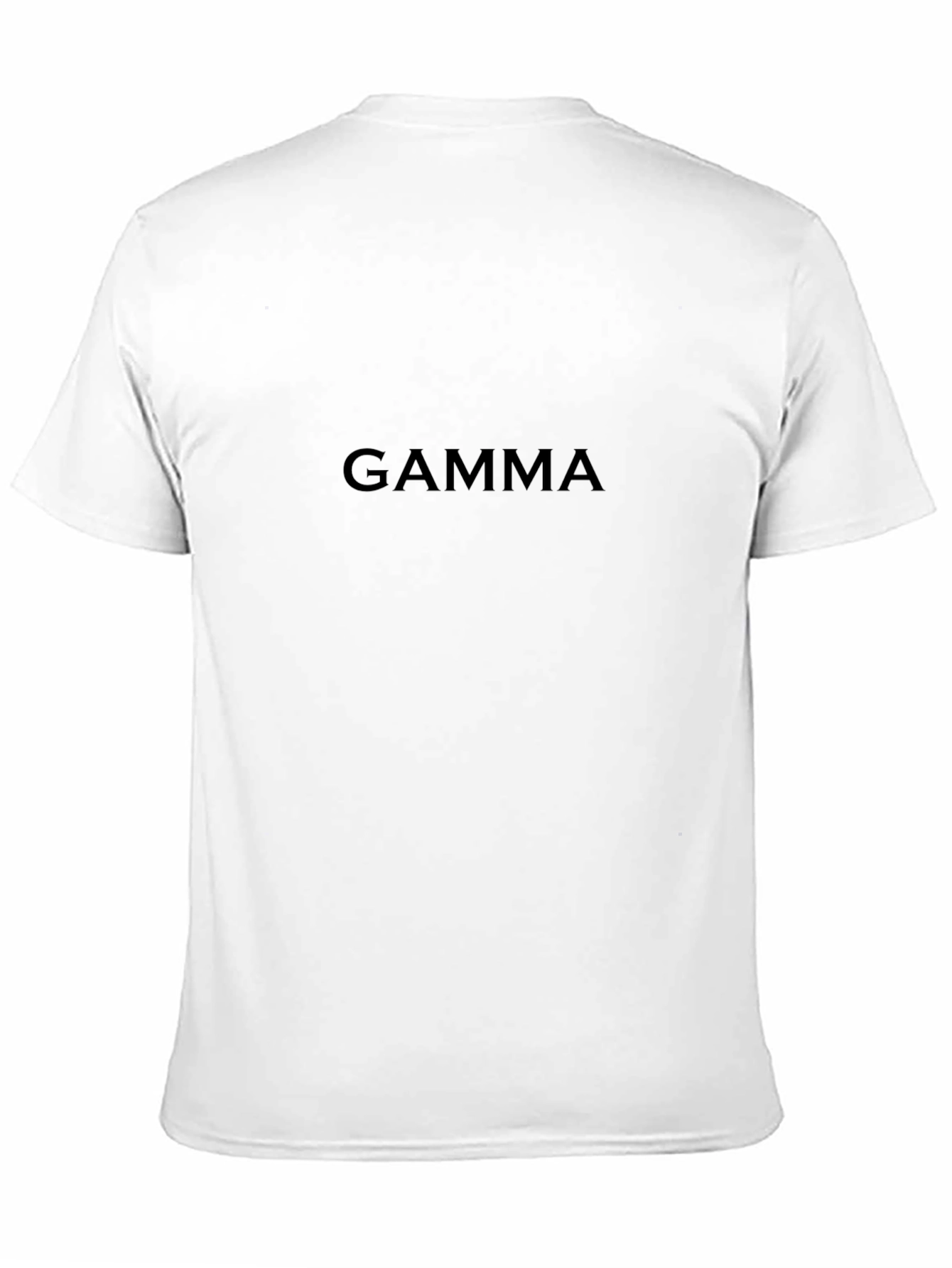 GAMMA Classic Black Tee - Soft & Stylish