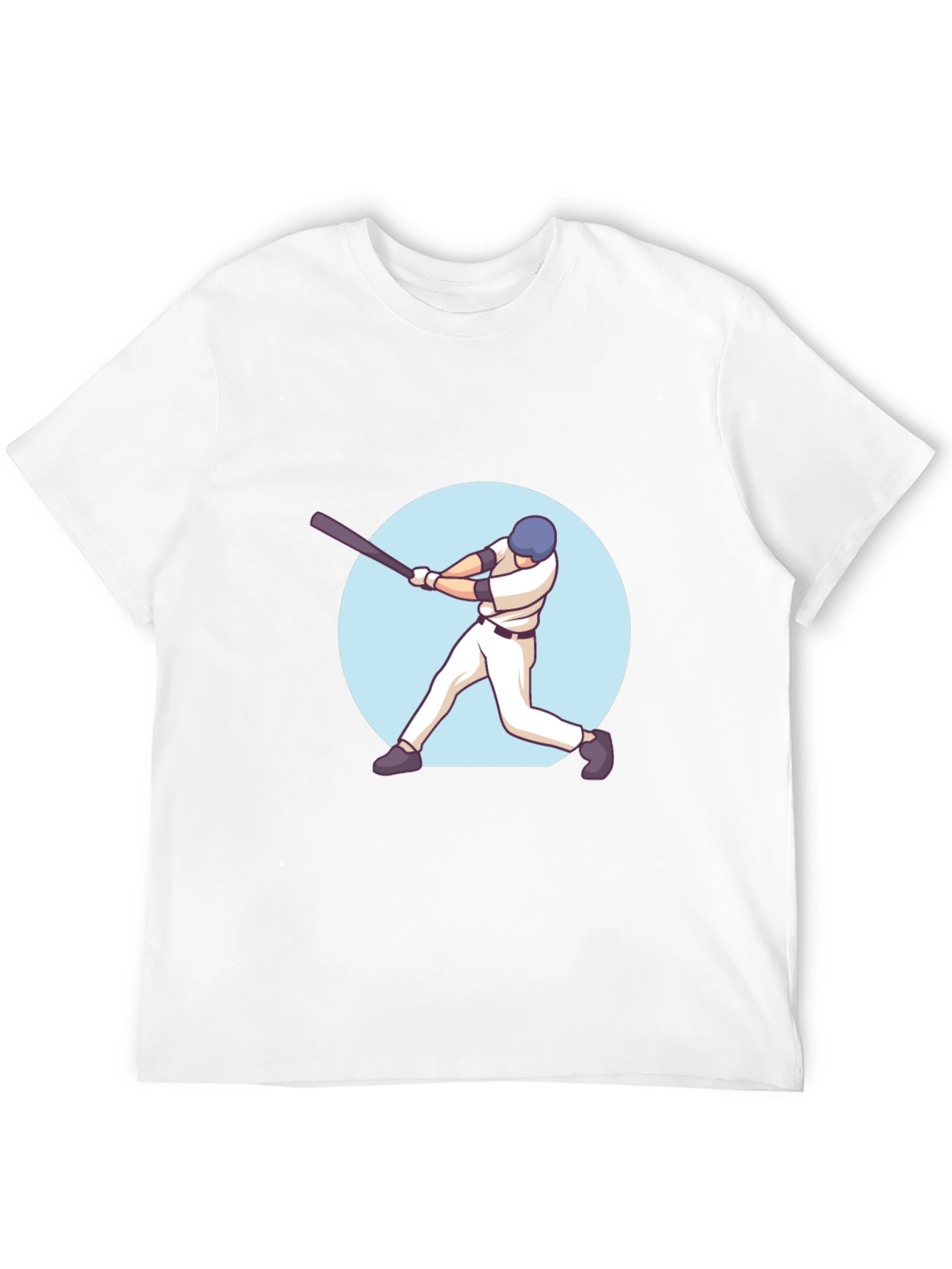 Baseball Player Graphic Tee - Stylish and Comfortable