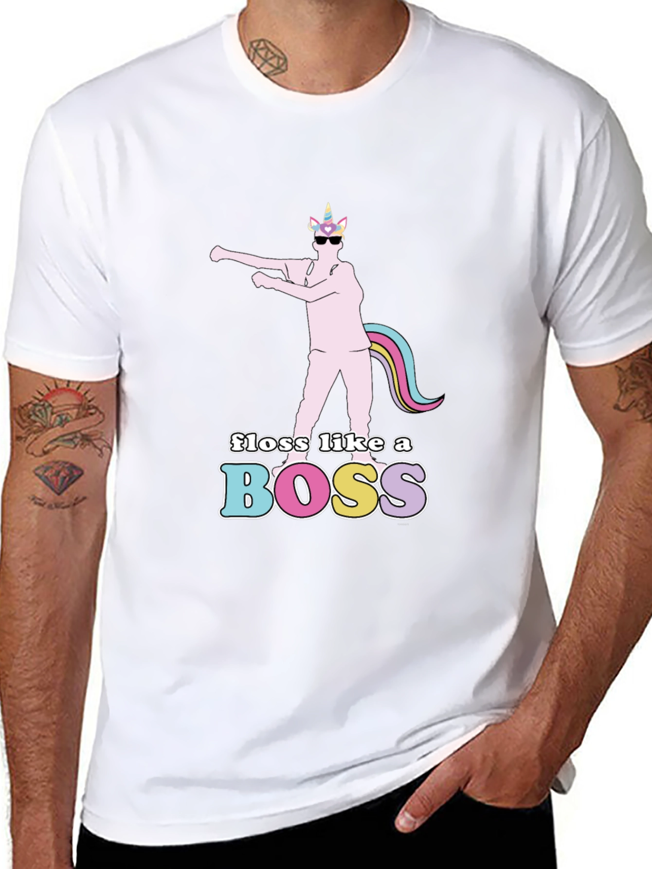 Floss Like a Boss Unicorn T-Shirt