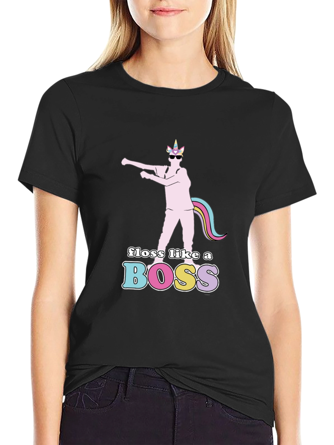 Floss Like a Boss Unicorn T-Shirt