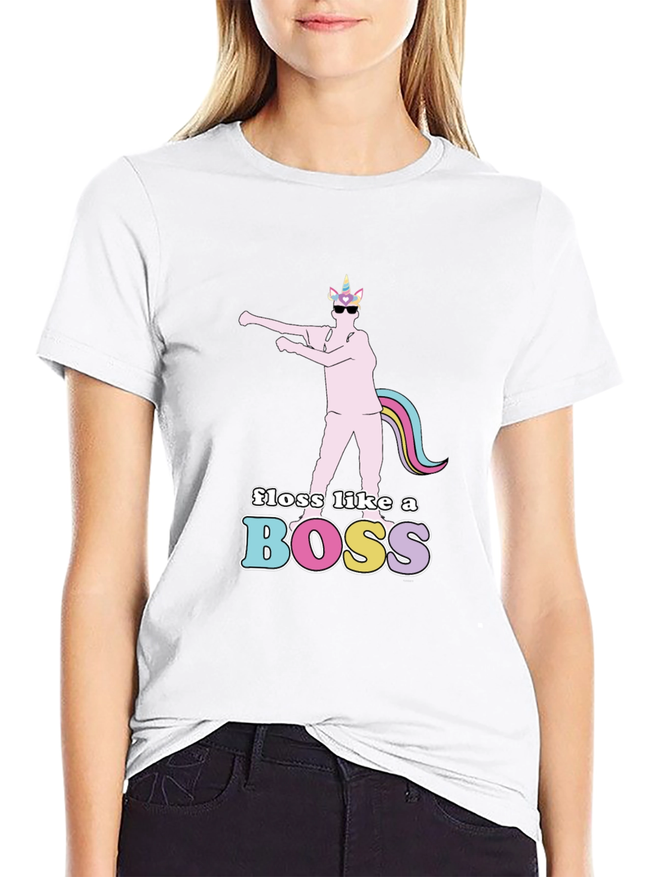 Floss Like a Boss Unicorn T-Shirt