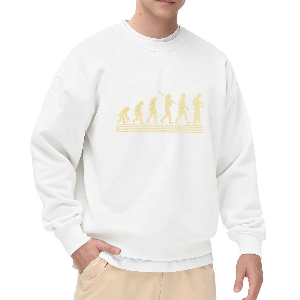 March of Progress - Evolution Science Graphic ԲÁìÎÀÒÂ | Unisex Pullover Sweatshirt