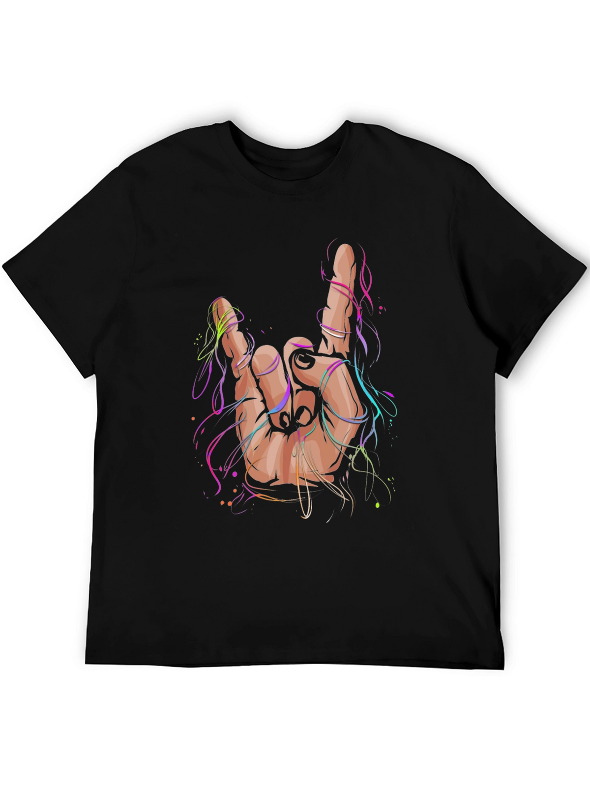 Rock On Hand T-Shirt - Bold Graphic Tee