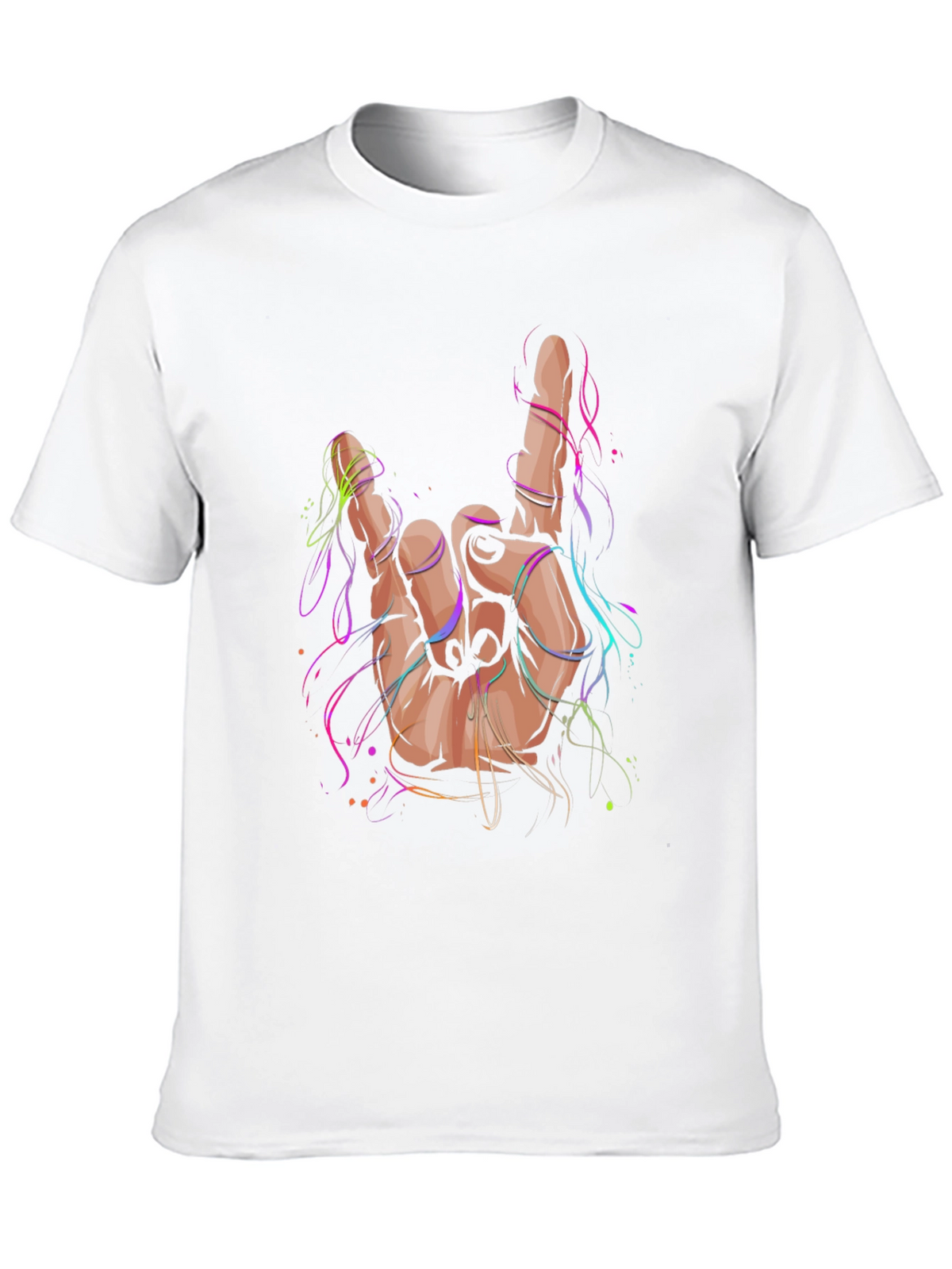 Rock On Hand T-Shirt - Bold Graphic Tee