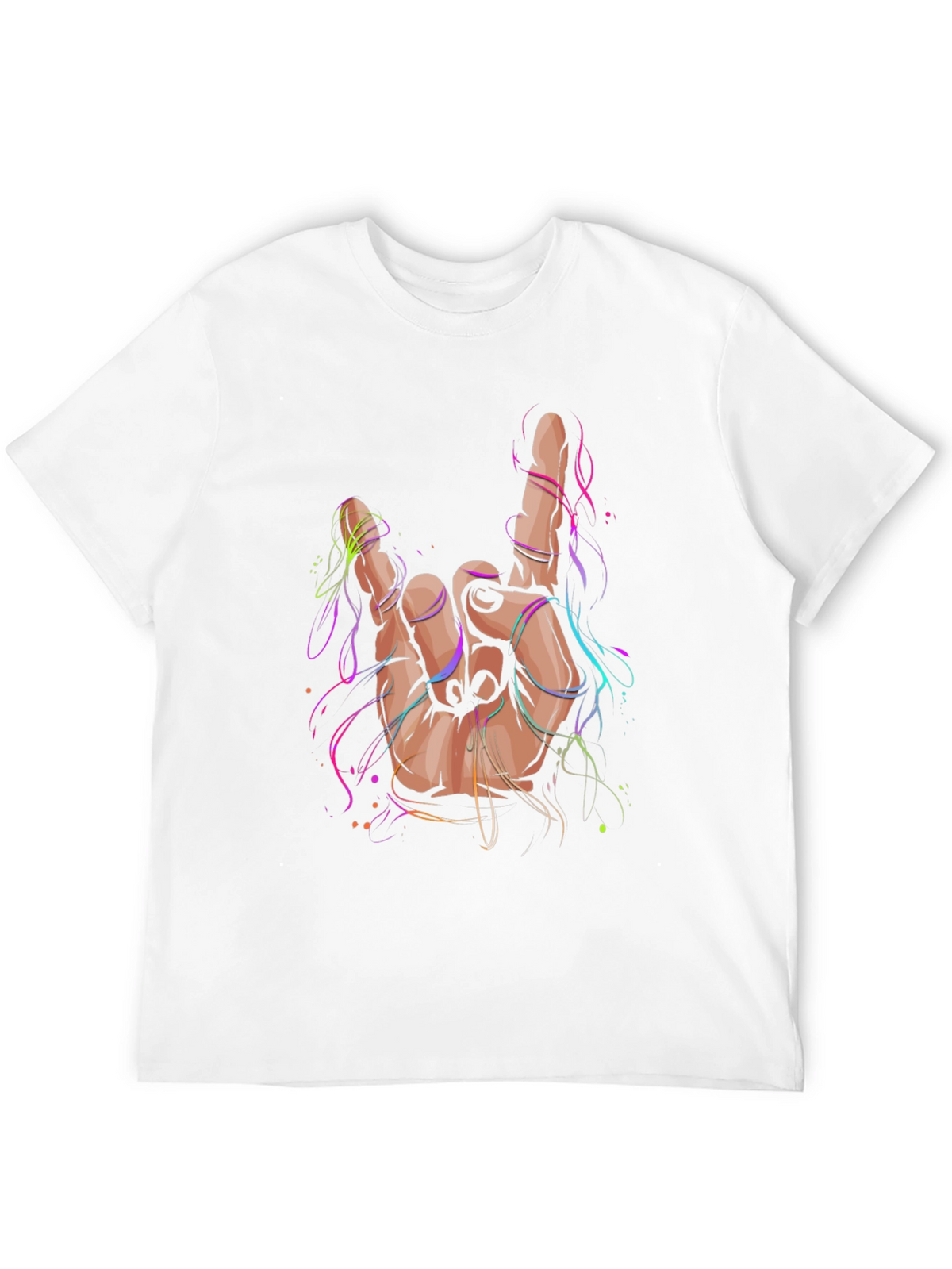 Rock On Hand T-Shirt - Bold Graphic Tee
