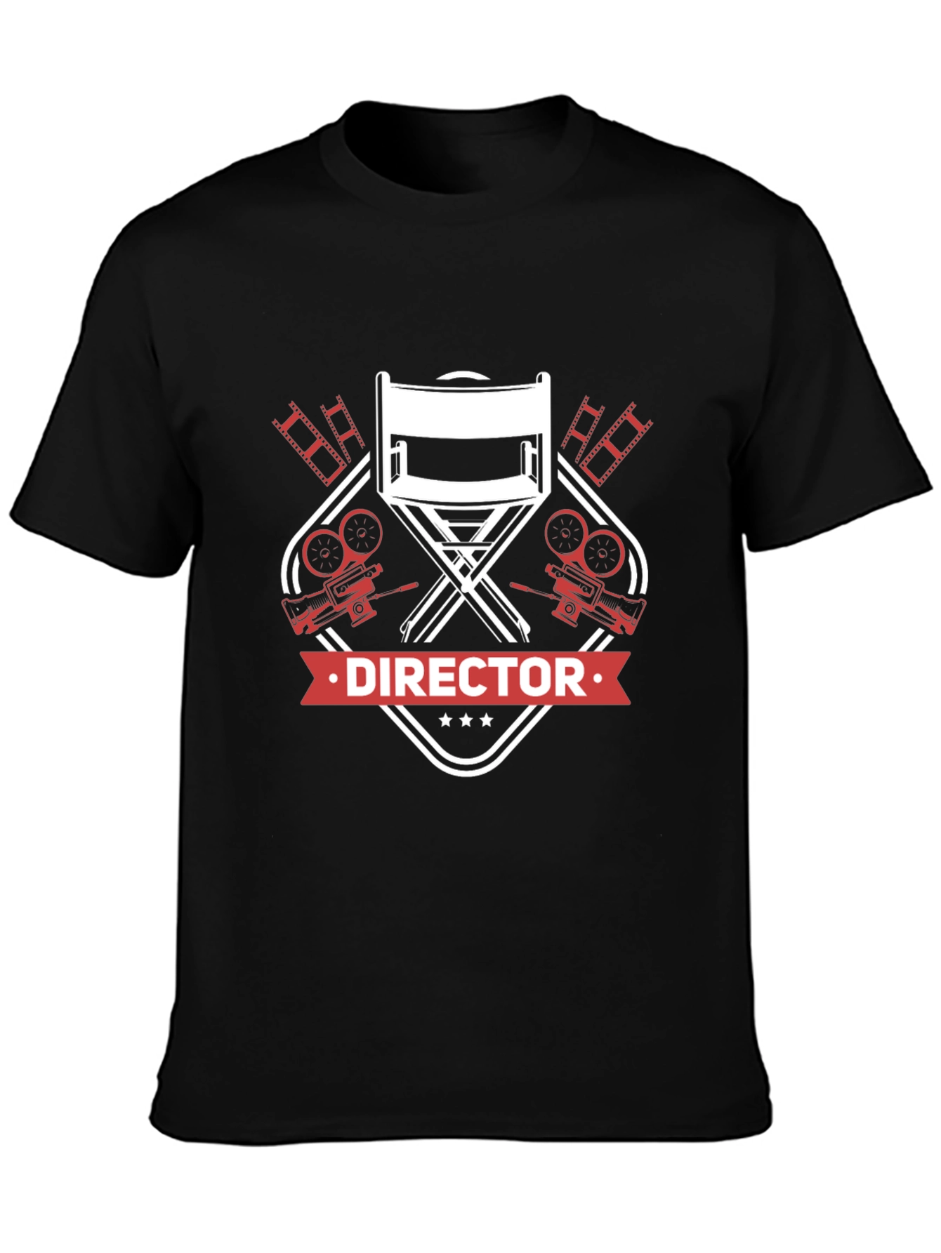 Director Film Crew Black T-Shirt