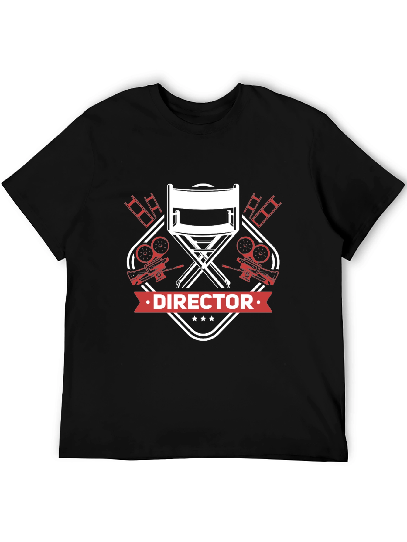 Director Film Crew Black T-Shirt