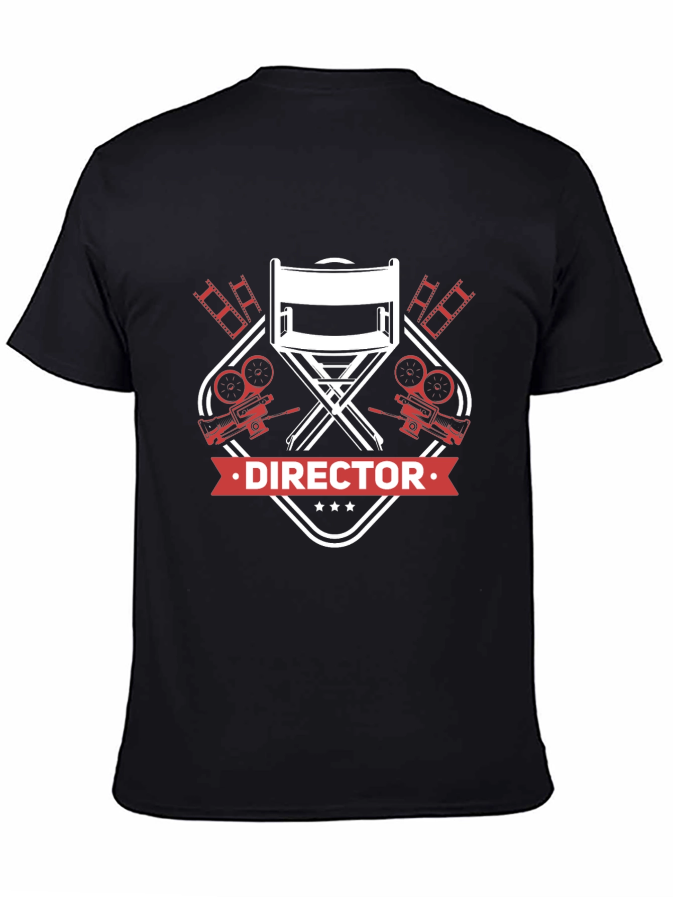 Director Film Crew Black T-Shirt