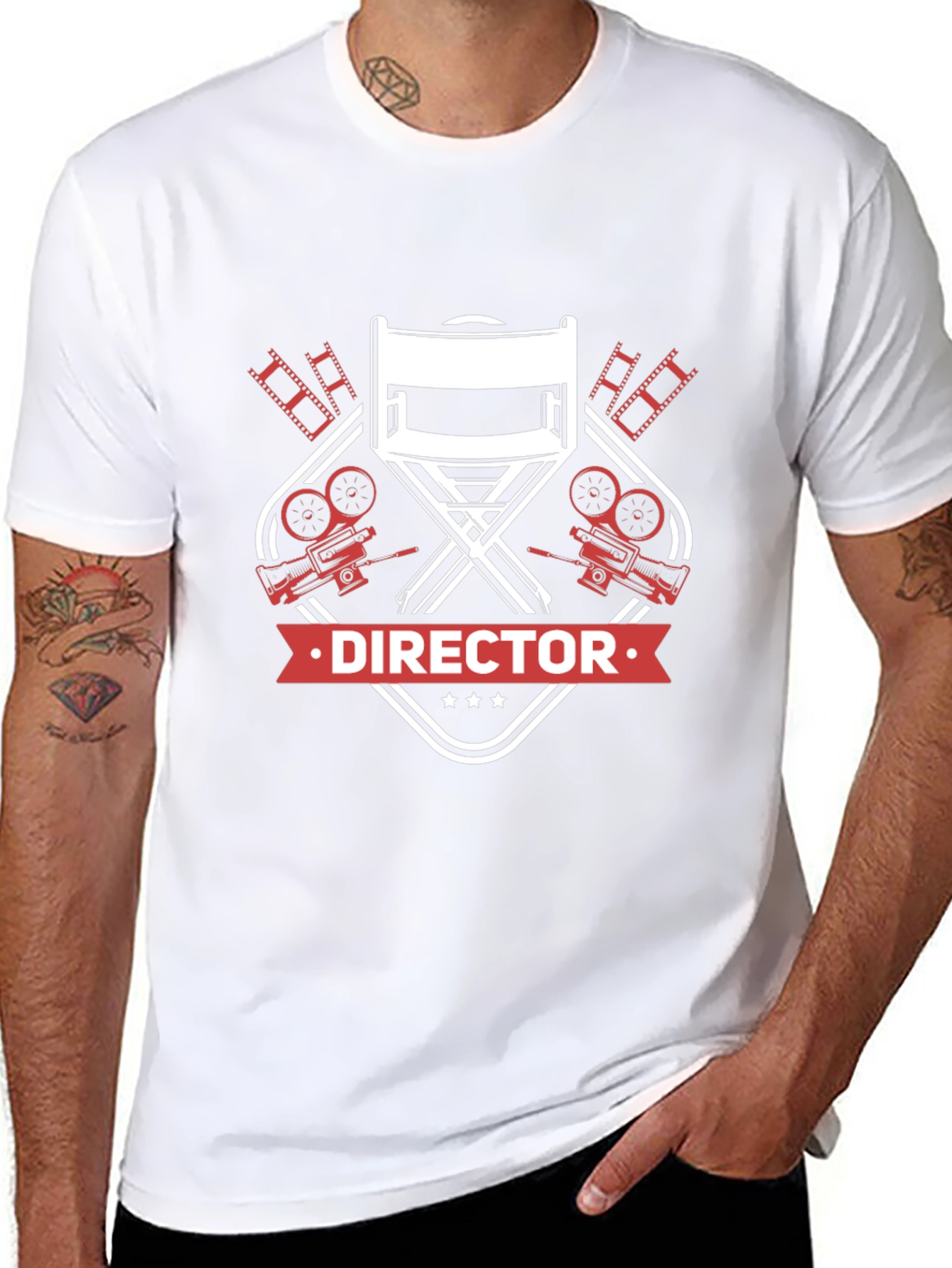 Director Film Crew Black T-Shirt