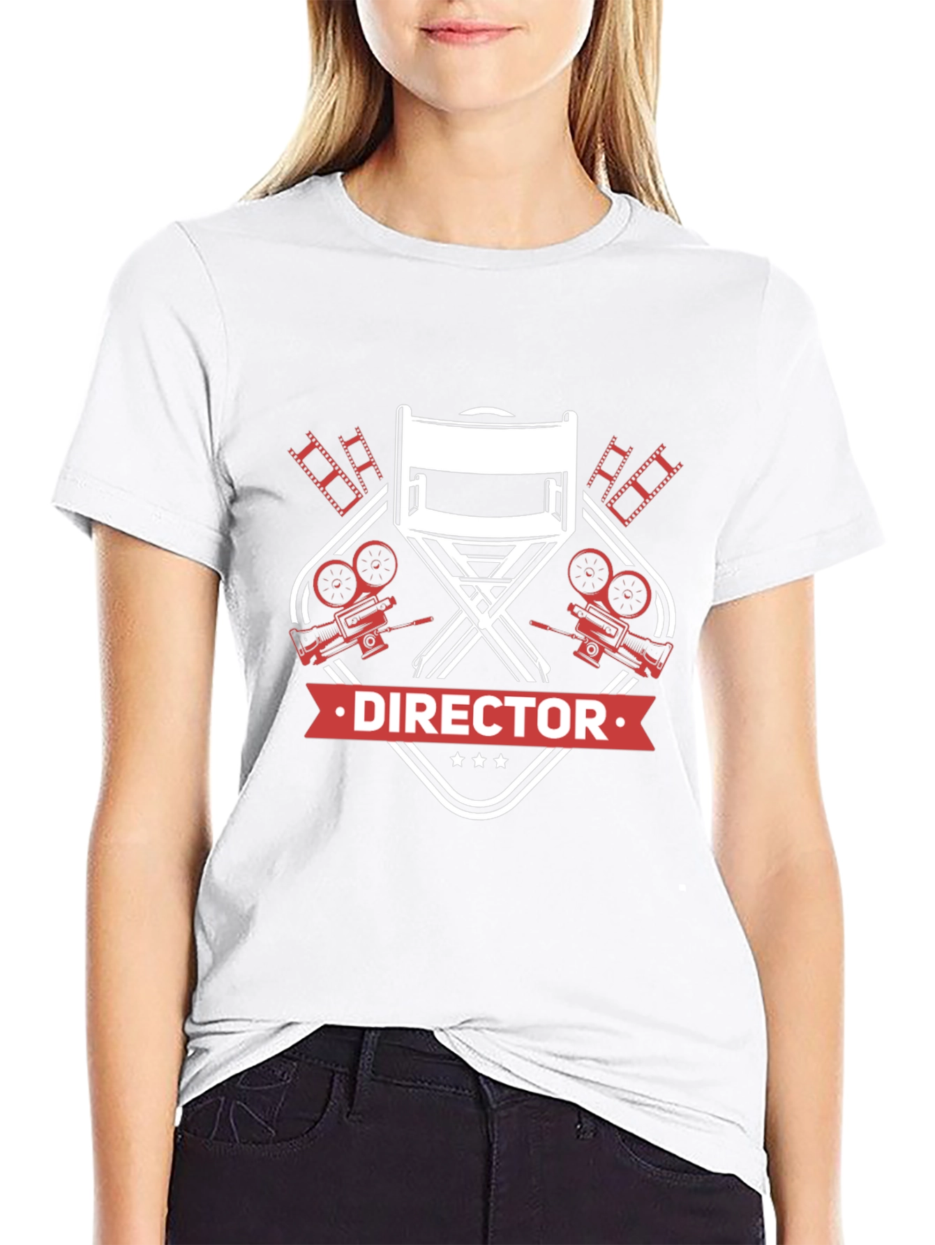 Director Film Crew Black T-Shirt