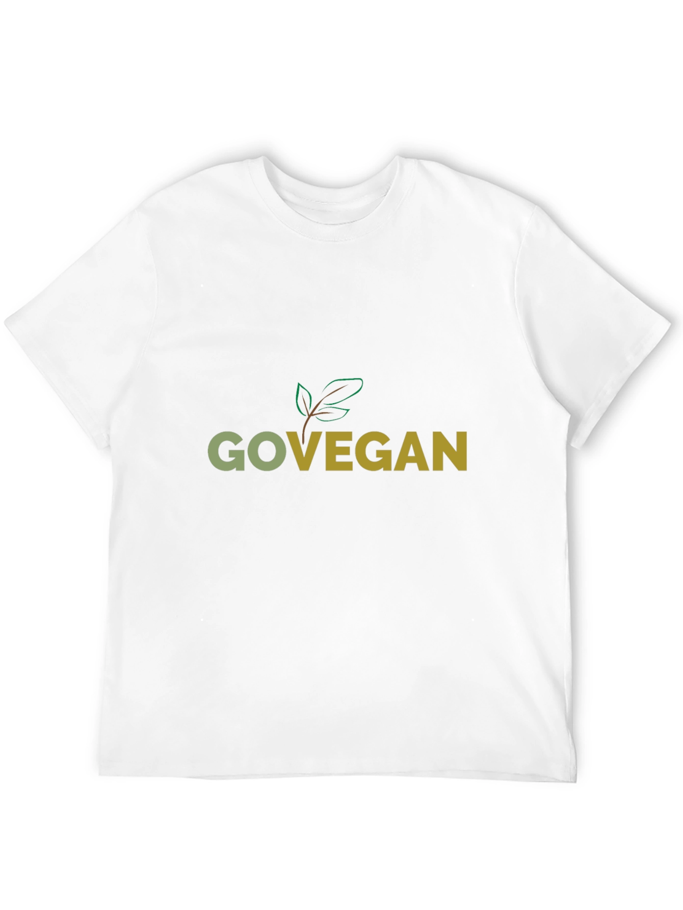 Go Vegan Graphic Tee - Stylish Vegan T-Shirt