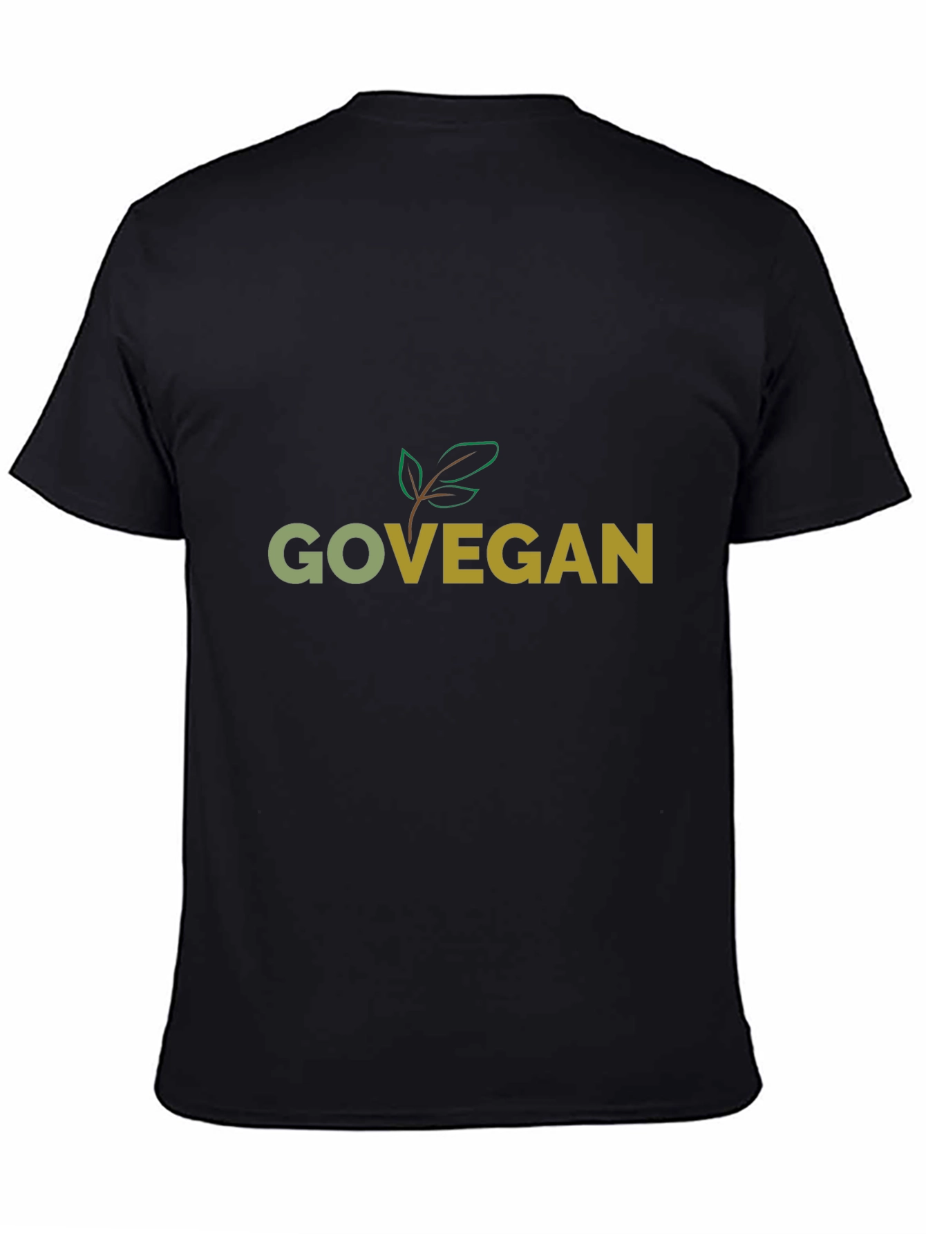 Go Vegan Graphic Tee - Stylish Vegan T-Shirt