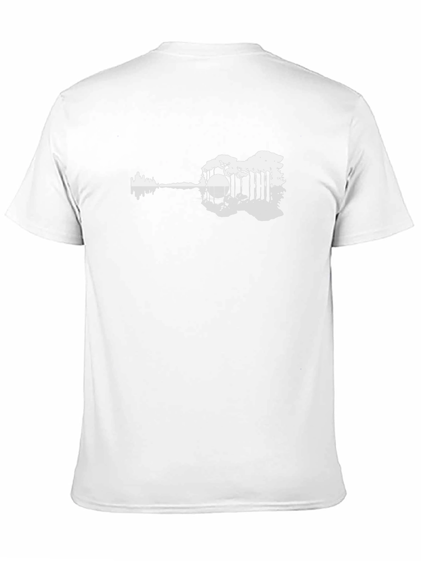 Nature Guitar Graphic Tee - Black