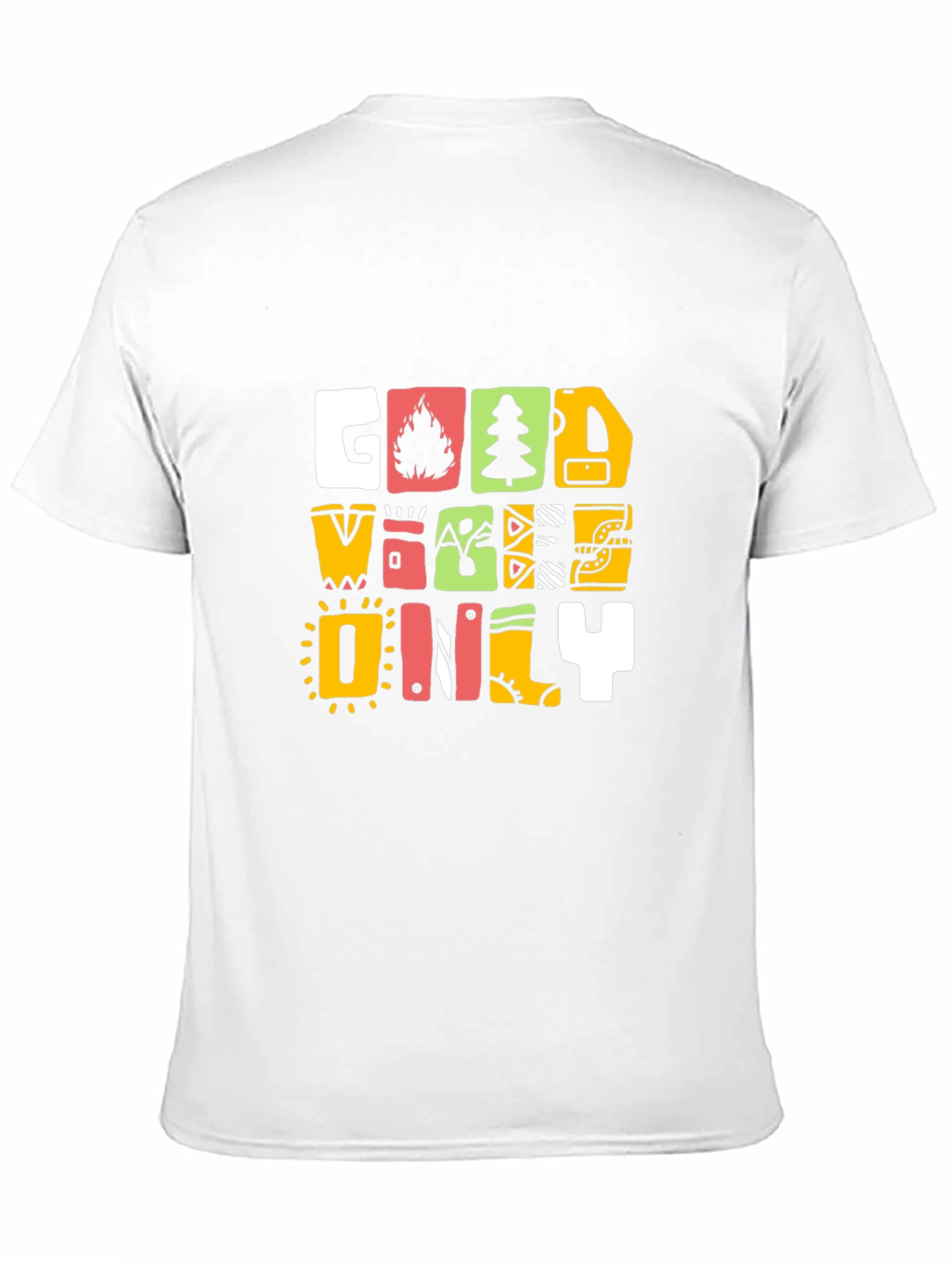 Good Vibes Only Graphic Print T-Shirt