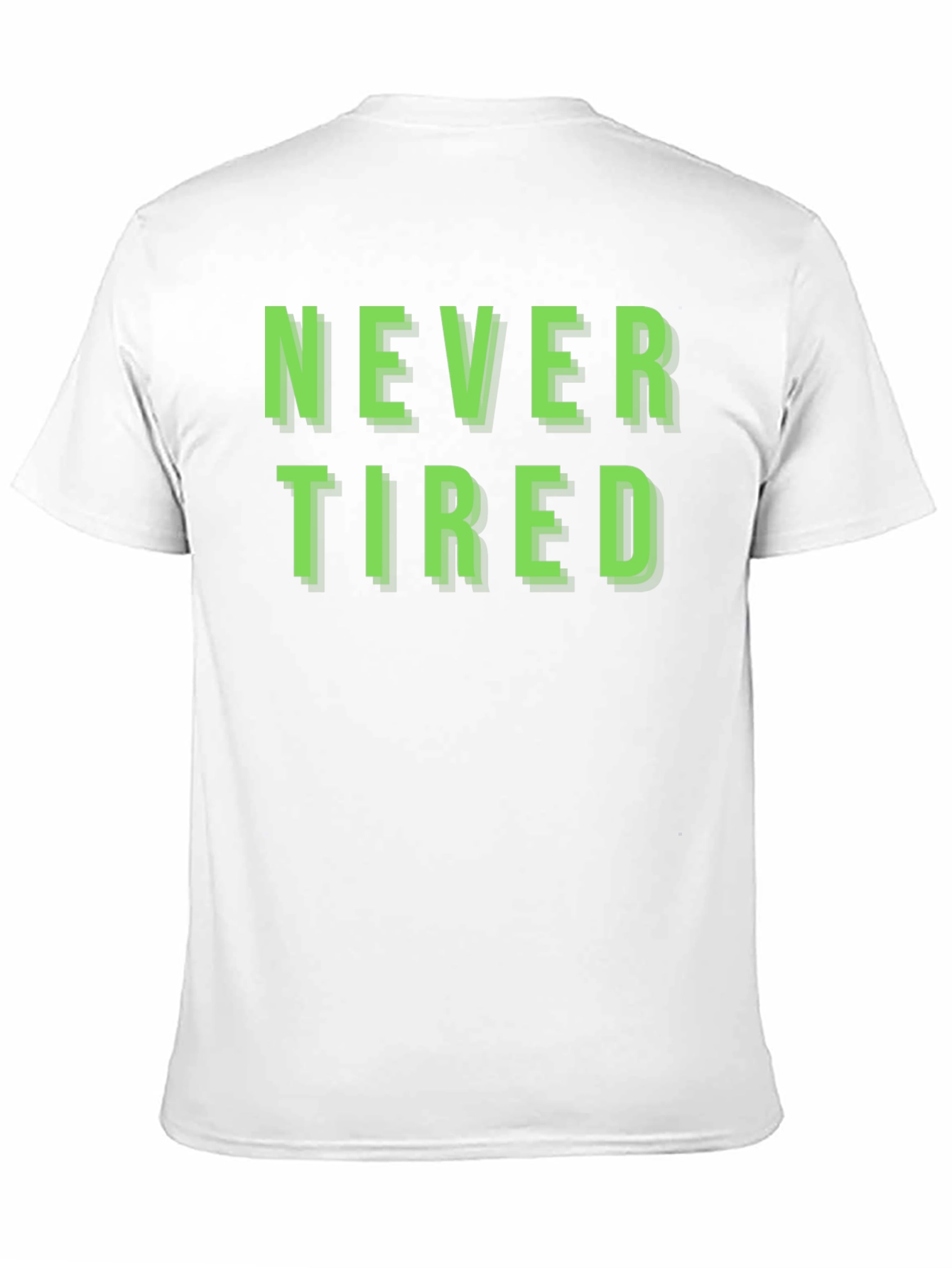 Never Tired Graphic T-Shirt - Black