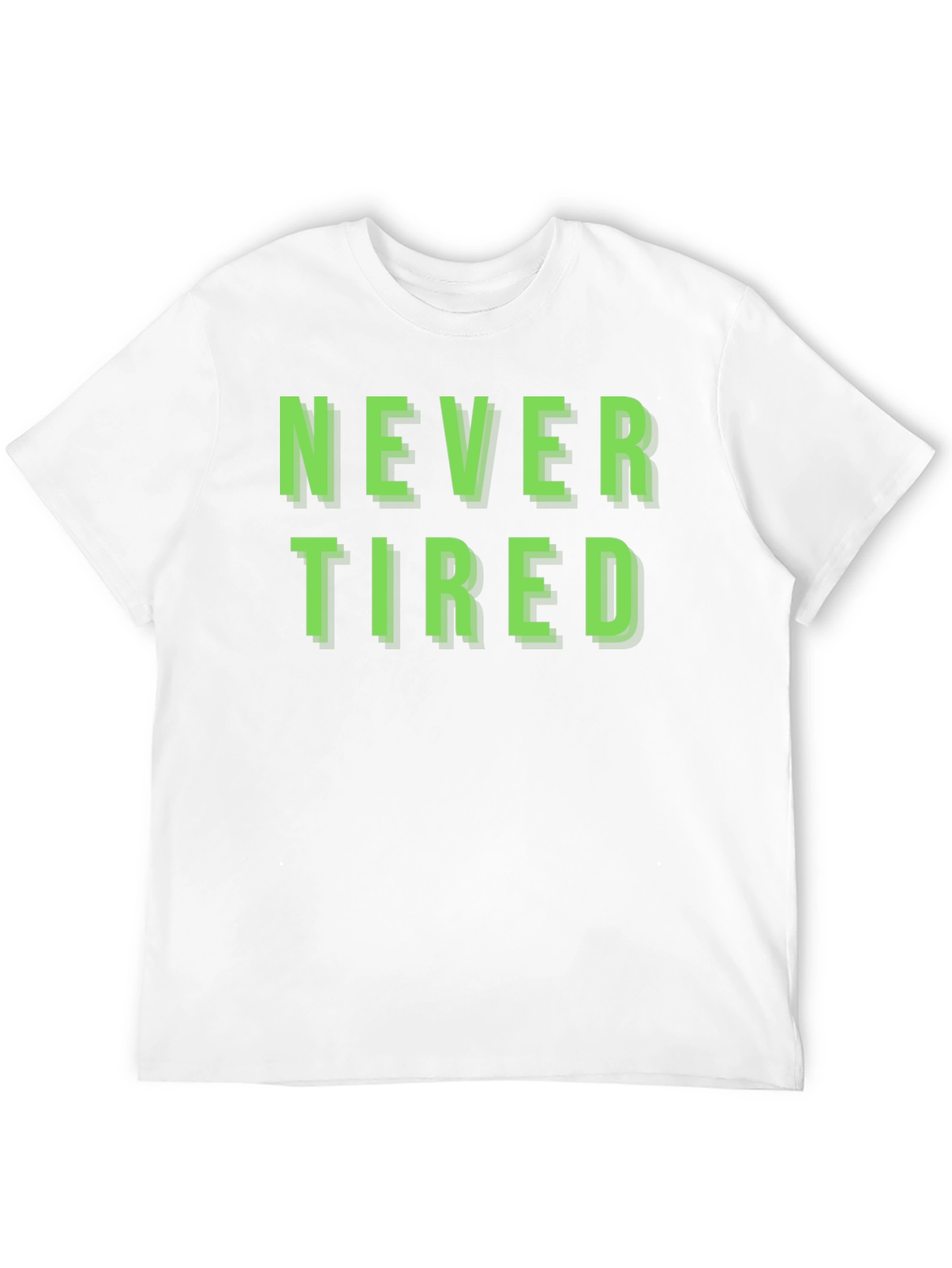 Never Tired Graphic T-Shirt - Black