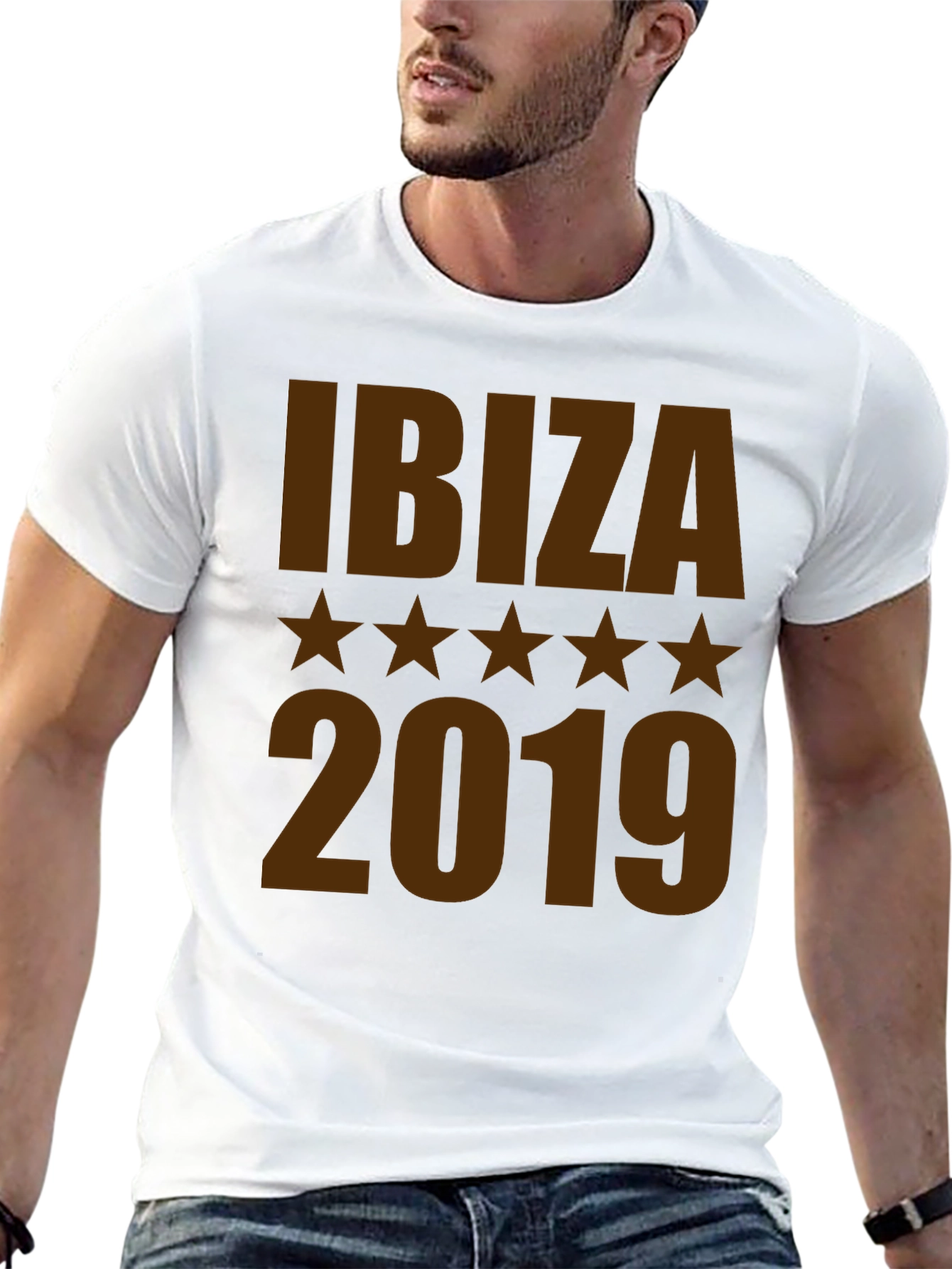Ibiza 2019 Graphic Tee - Mens Black T-Shirt